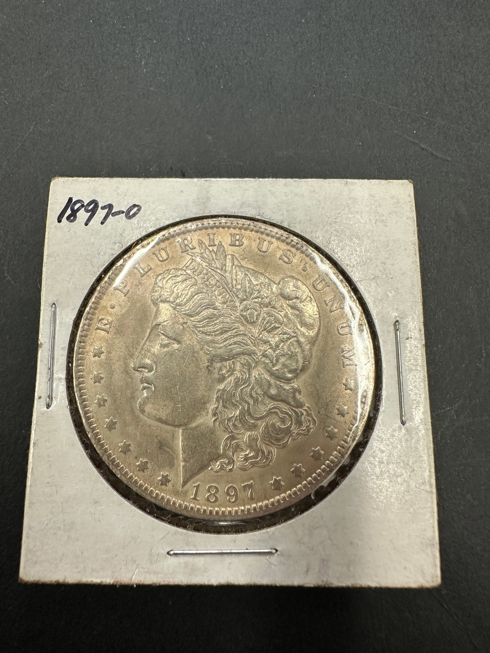 MORGAN SILVER DOLLAR COIN 1897 O: MORGAN SILVER DOLLAR COIN 1897 O