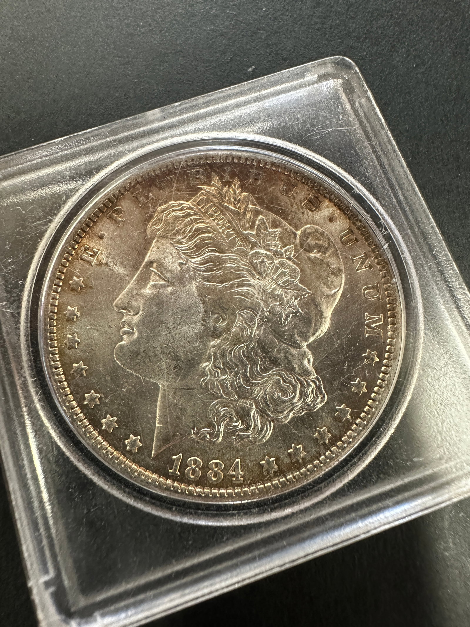 MORGAN SILVER DOLLAR COIN 1884 O (1 of 2)