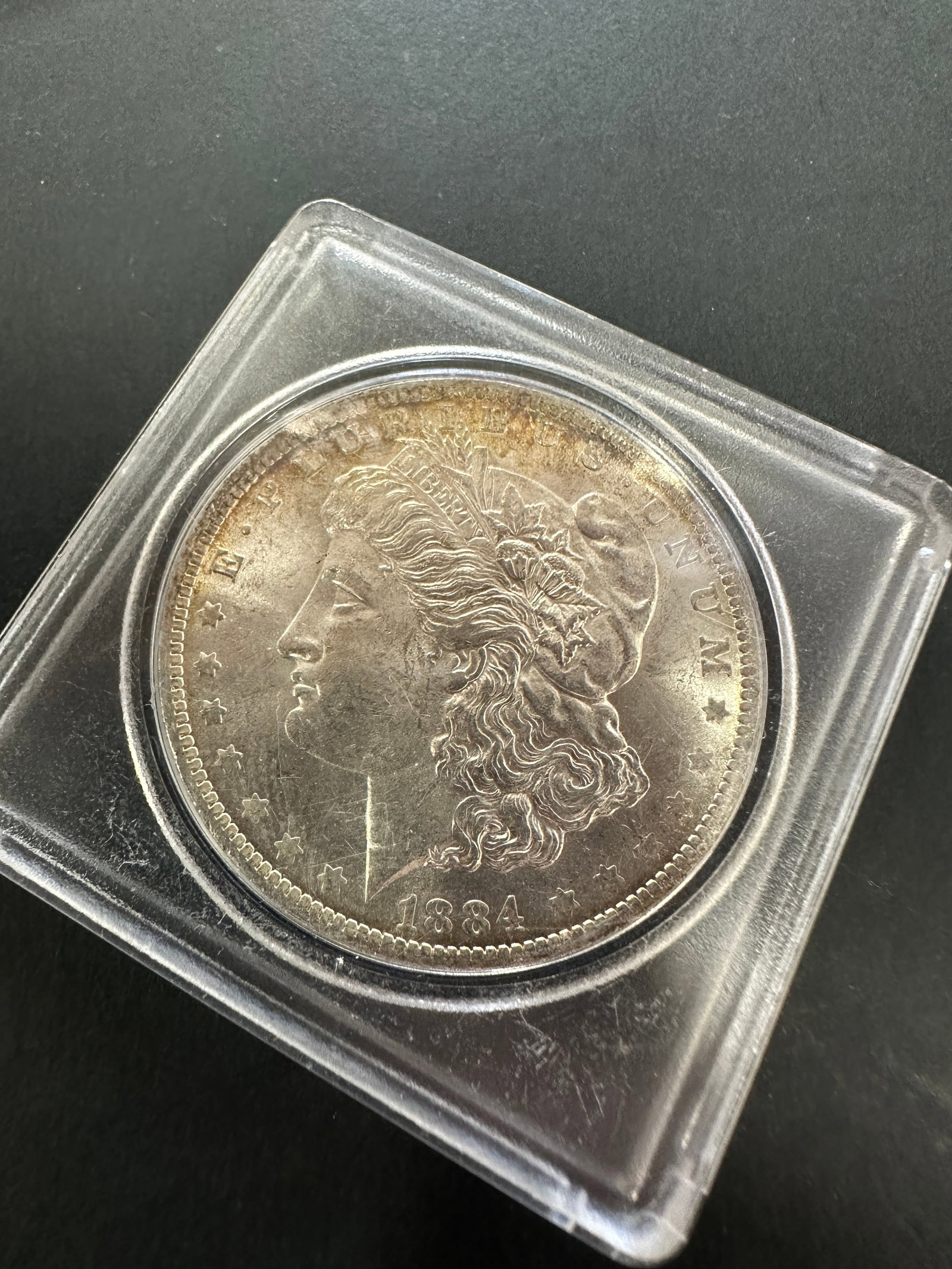 MORGAN SILVER DOLLAR COIN 1884 O: MORGAN SILVER DOLLAR COIN 1884 O