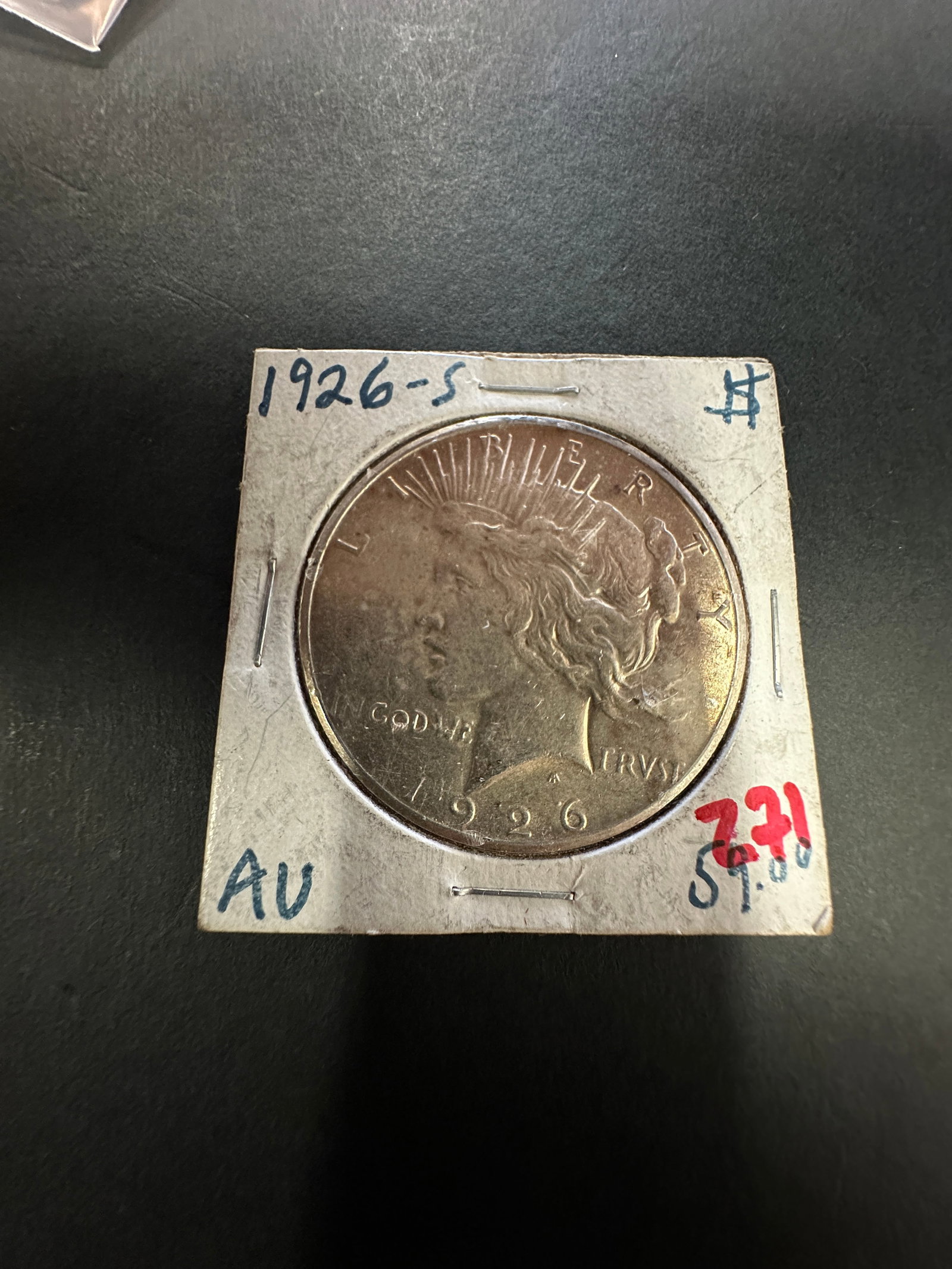 PEACE SILVER DOLLAR 1926 S COIN: PEACE SILVER DOLLAR 1926 S COIN