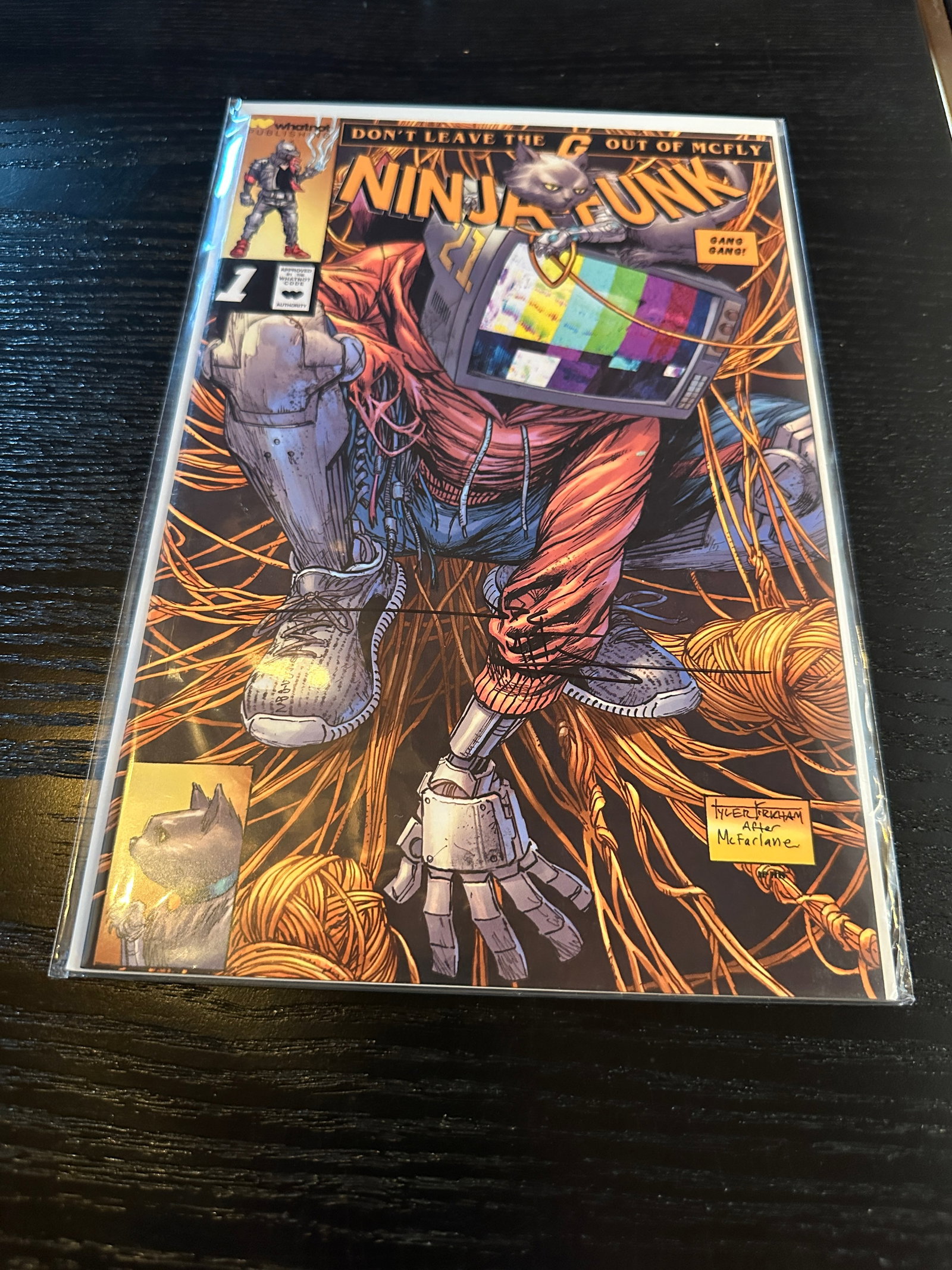 Ninja Funk #1 Whatnot Exclusive Comic Book Signed by JPG with COA Tyler Brigham (1 of 2)