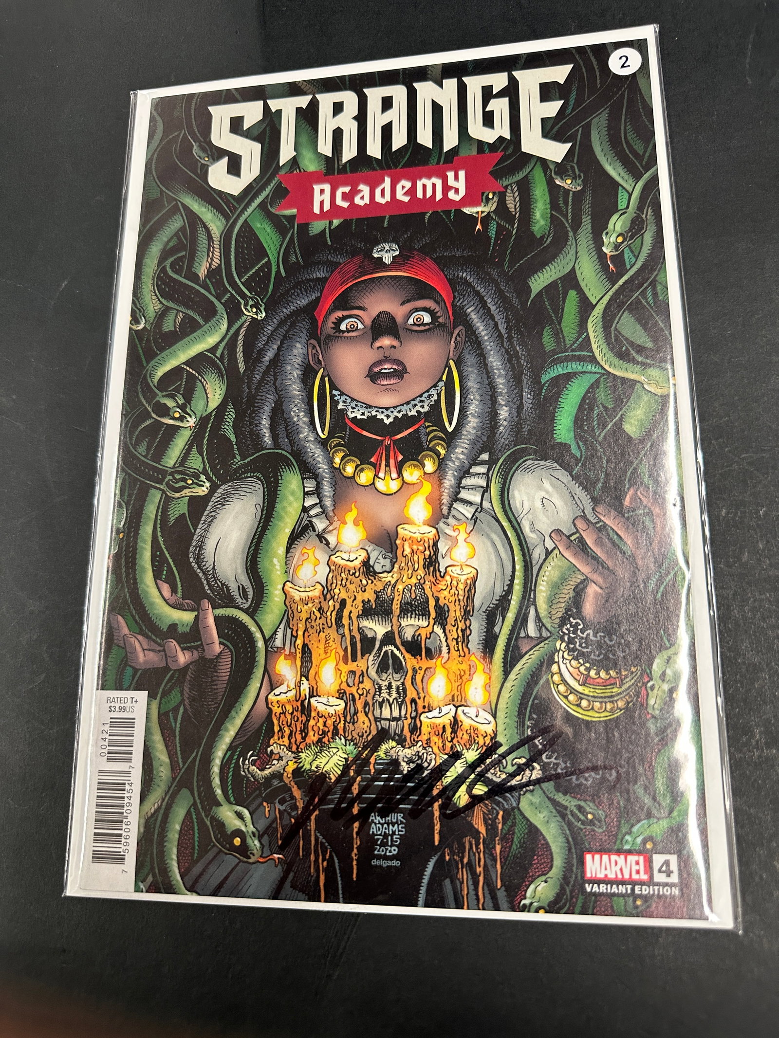 Strange Academy #4 Marvel Variant Edition Signed Arthur Adams COA Humberto Ramos (1 of 2)