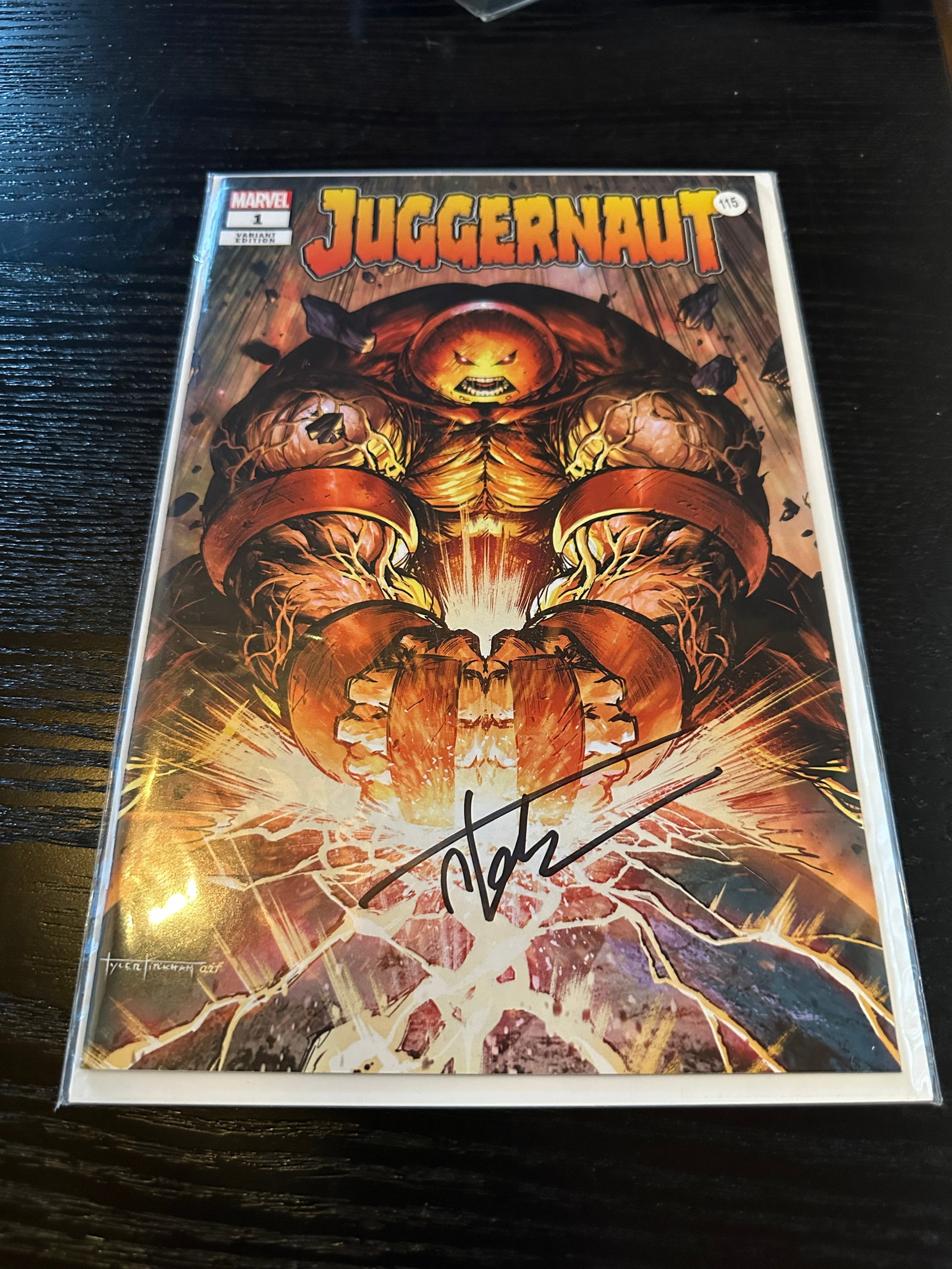 Juggernaut Marvel Comics #1 Variant Edition Signed Tyler Kirkham with COA (1 of 2)