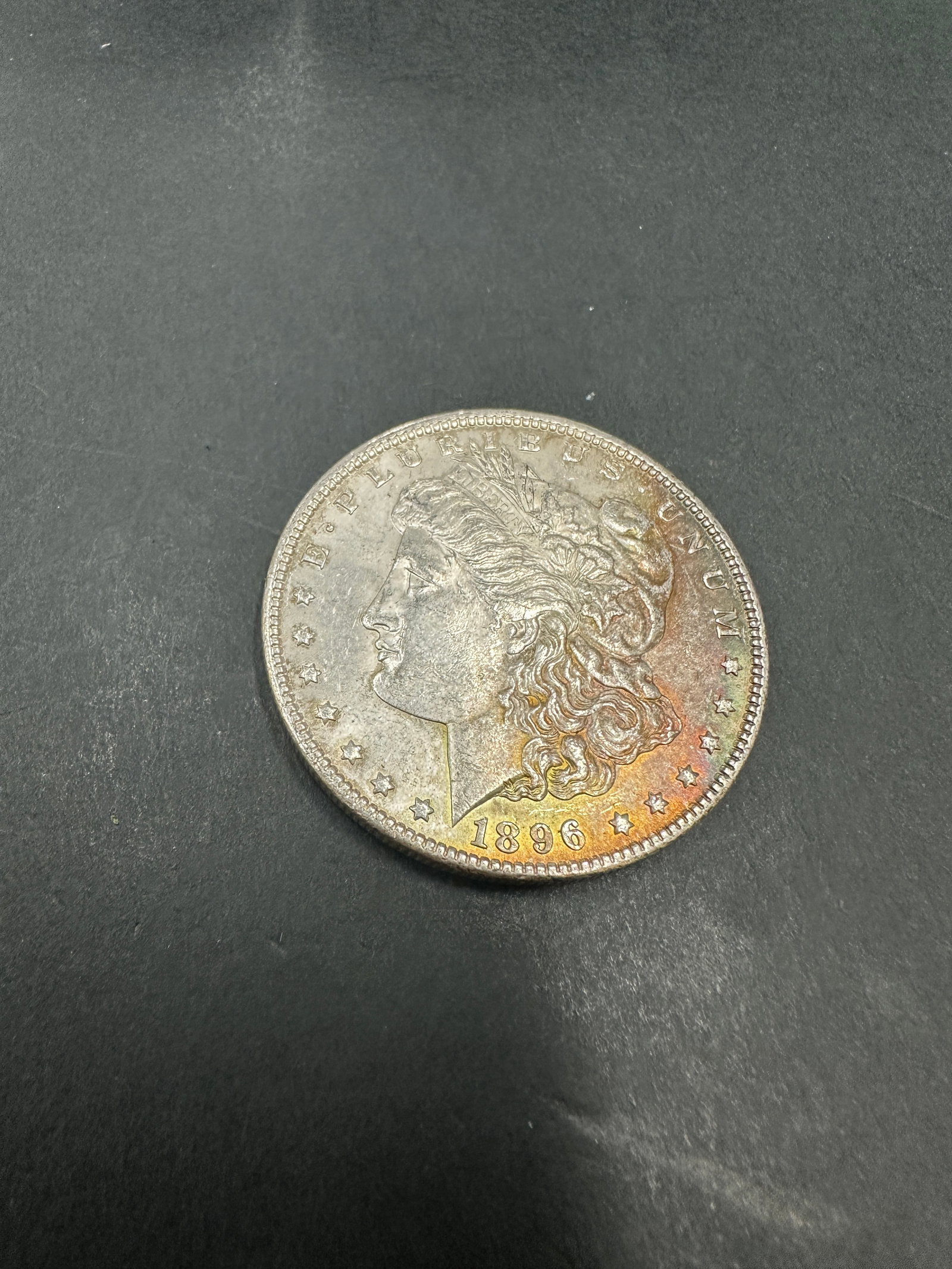 MORGAN SILVER DOLLAR 1896 COIN: MORGAN SILVER DOLLAR 1896 COIN