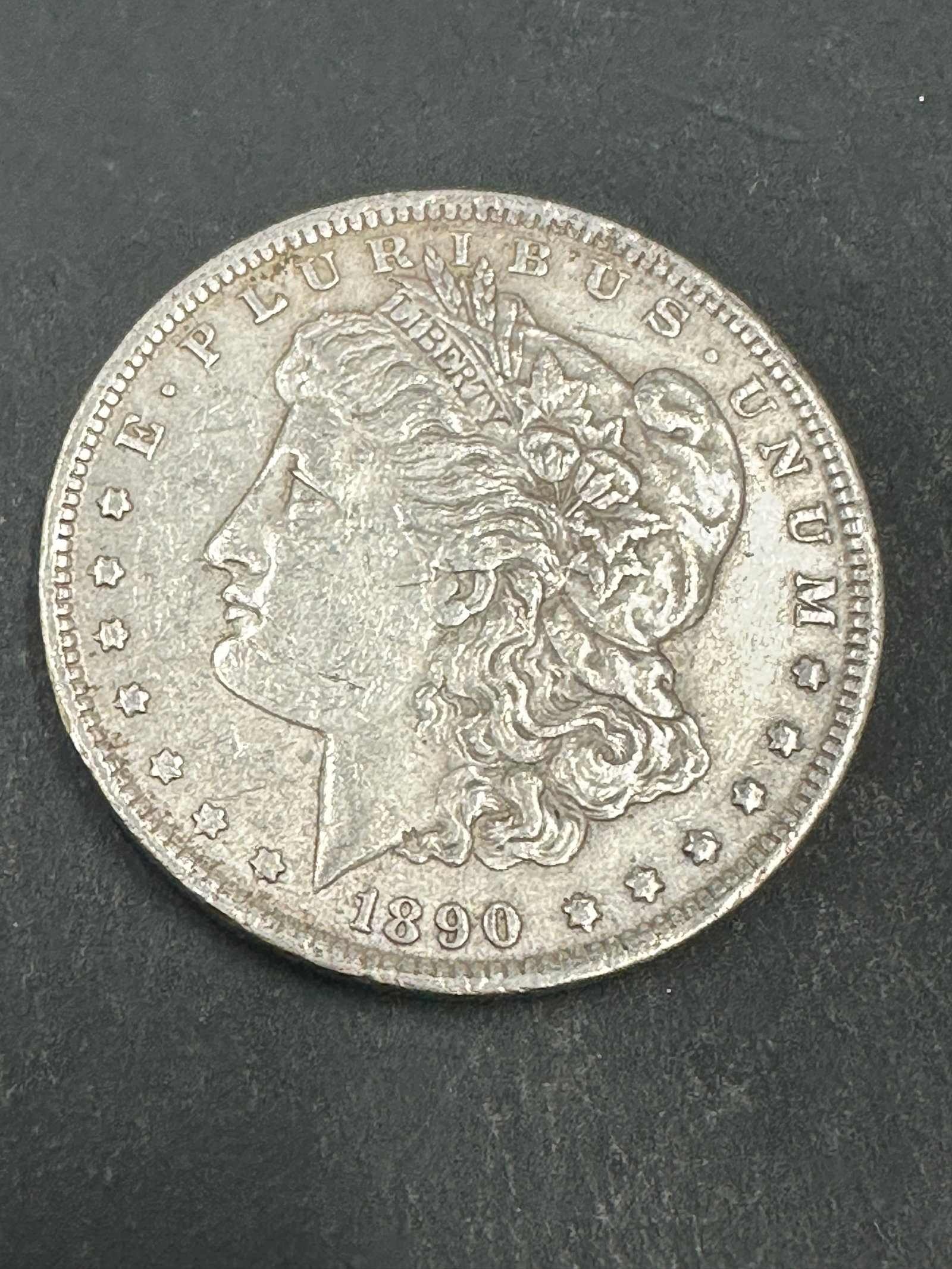 MORGAN SILVER DOLLAR 1890 COIN (1 of 2)