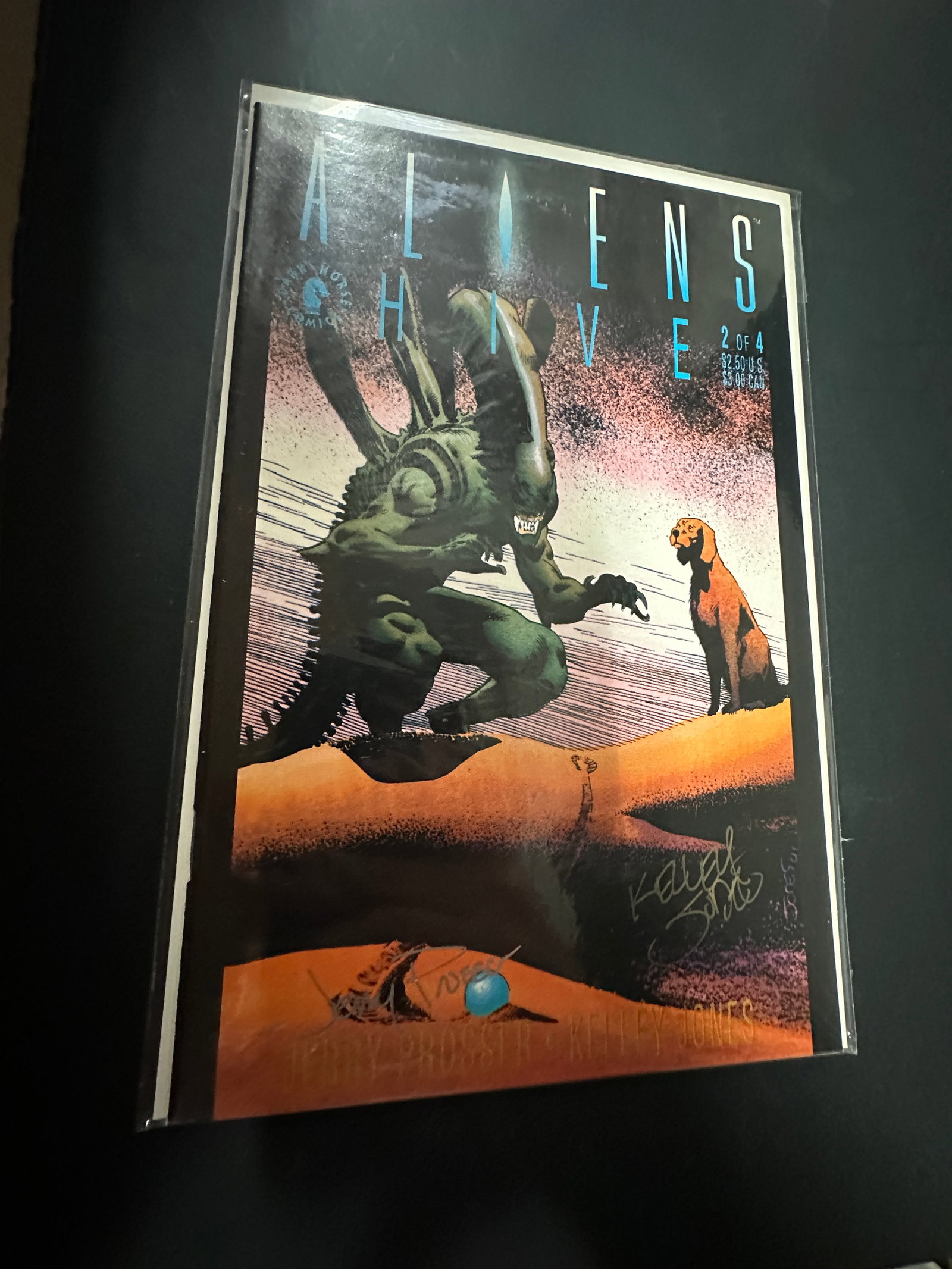 Aliens Hive #2 of 4 Dark Horse Comics Signed Jerry Prosser & Kelley Jones (1 of 3)