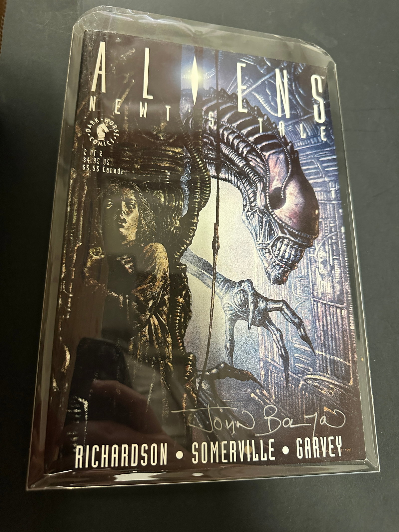 Aliens New Strace #2 of 2 Dark Horse Comics Signed John Bargas (1 of 2)