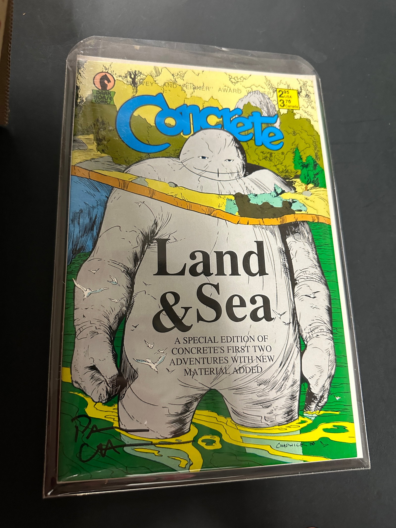 Concrete Land & Sea Dark Horse Comics Special Edition Signed by Paul Chadwick (1 of 2)