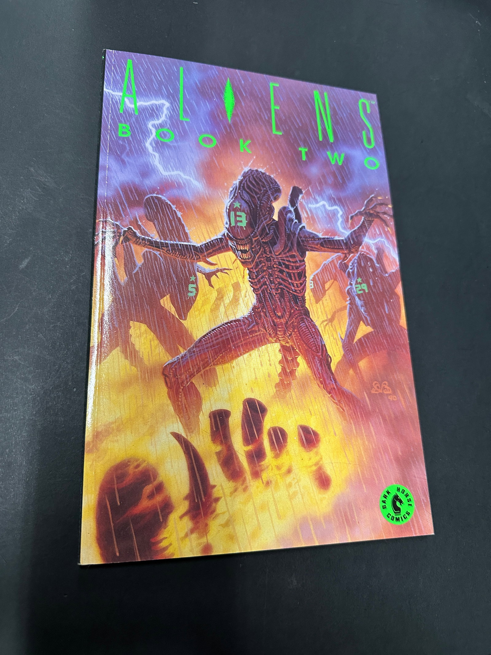 Aliens Book Two Dark Horse Comics Signed Hardcover Graphic Novel (1 of 2)