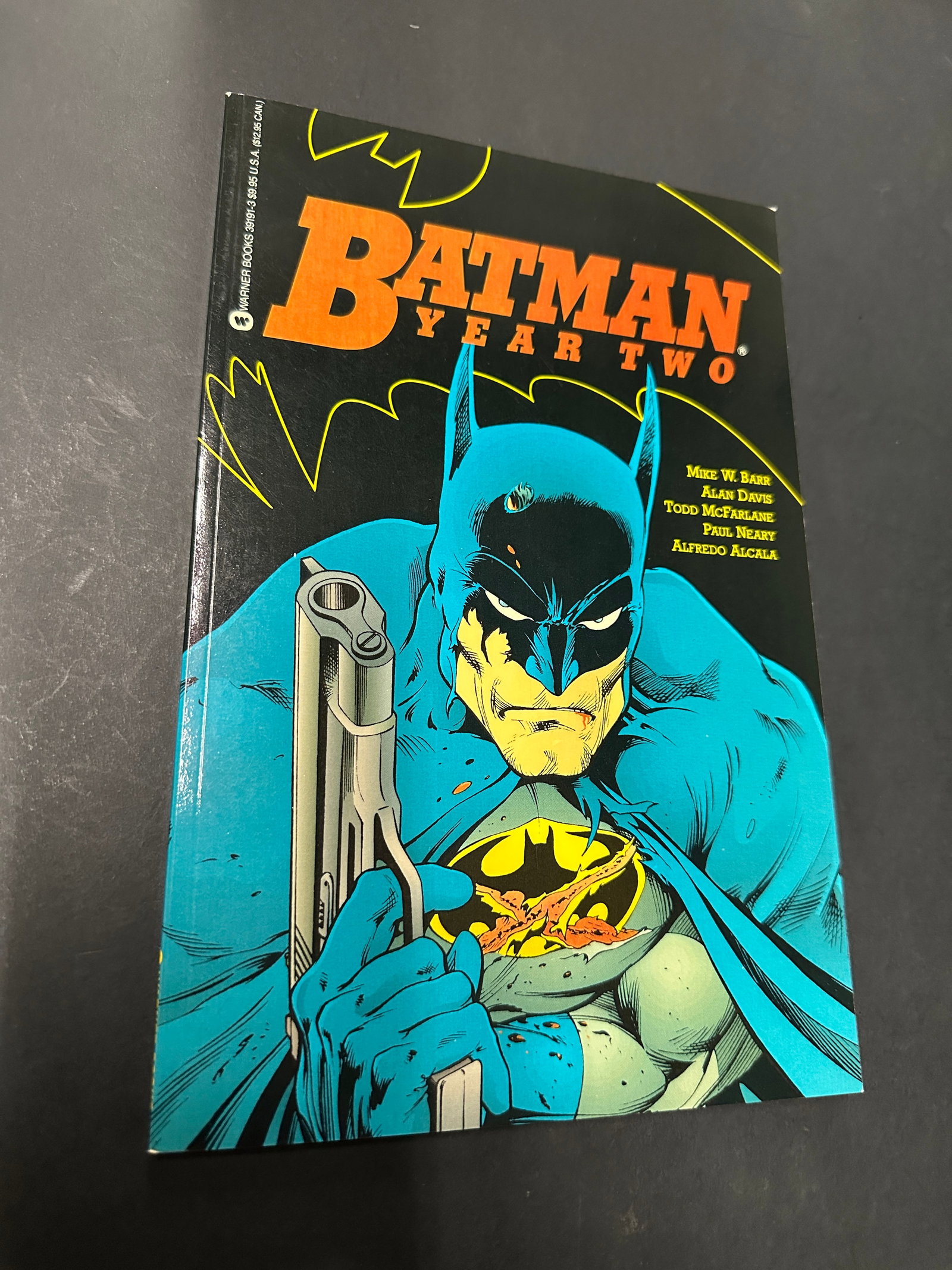 Batman Year Two DC Comics Signed Hardcover TPB Mike W. Barr 9/29/91 (1 of 2)