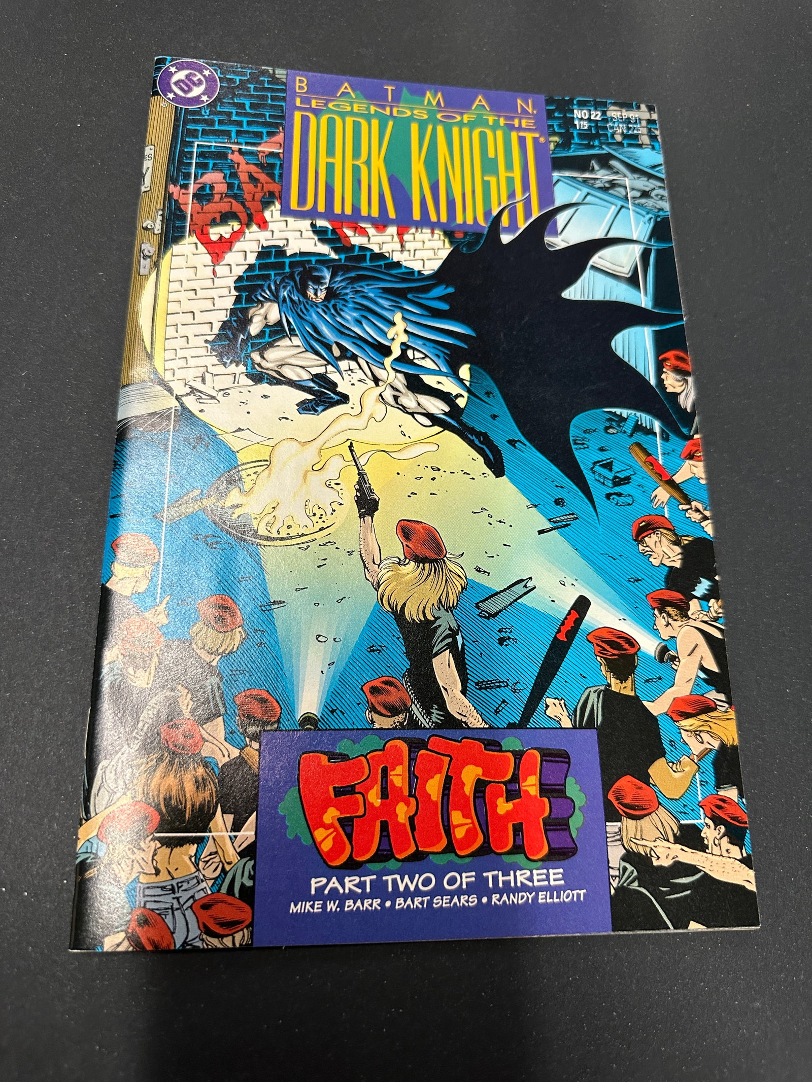 Batman Legends of the Dark Knight #22 DC Comics 1991 Signed Faith Part Two (1 of 3)
