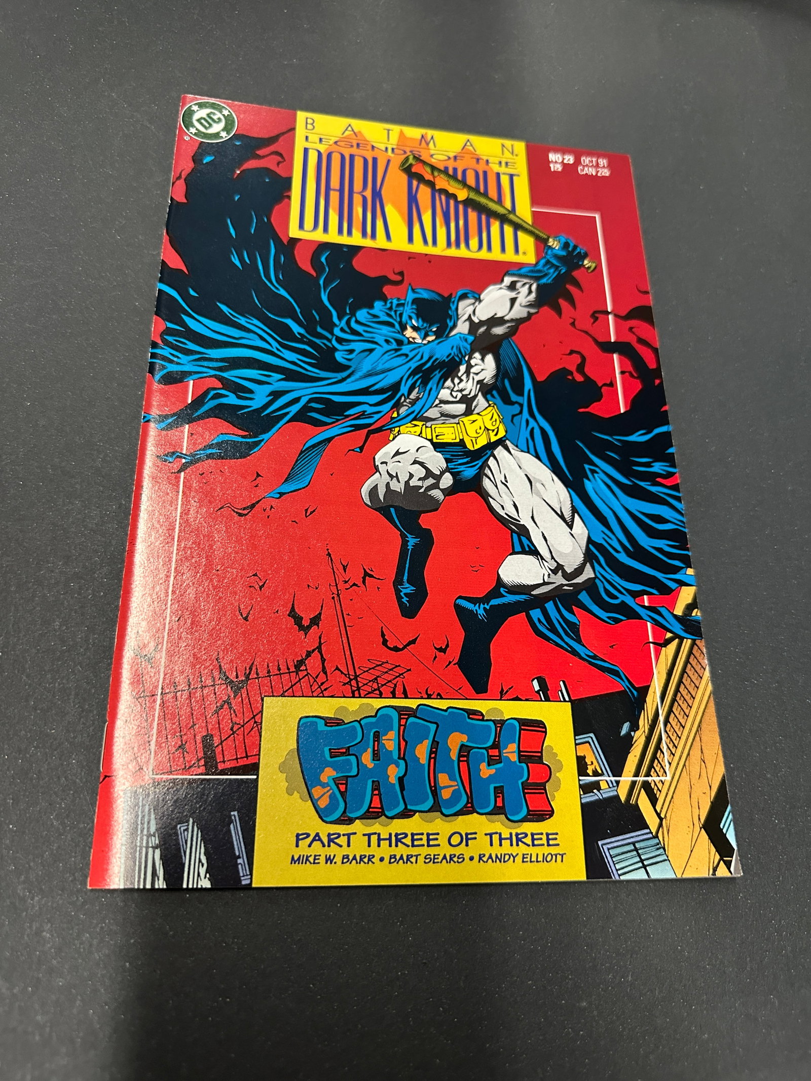 Batman Legends of the Dark Knight #23 DC Comics Signed Comic Book 1991 (1 of 3)