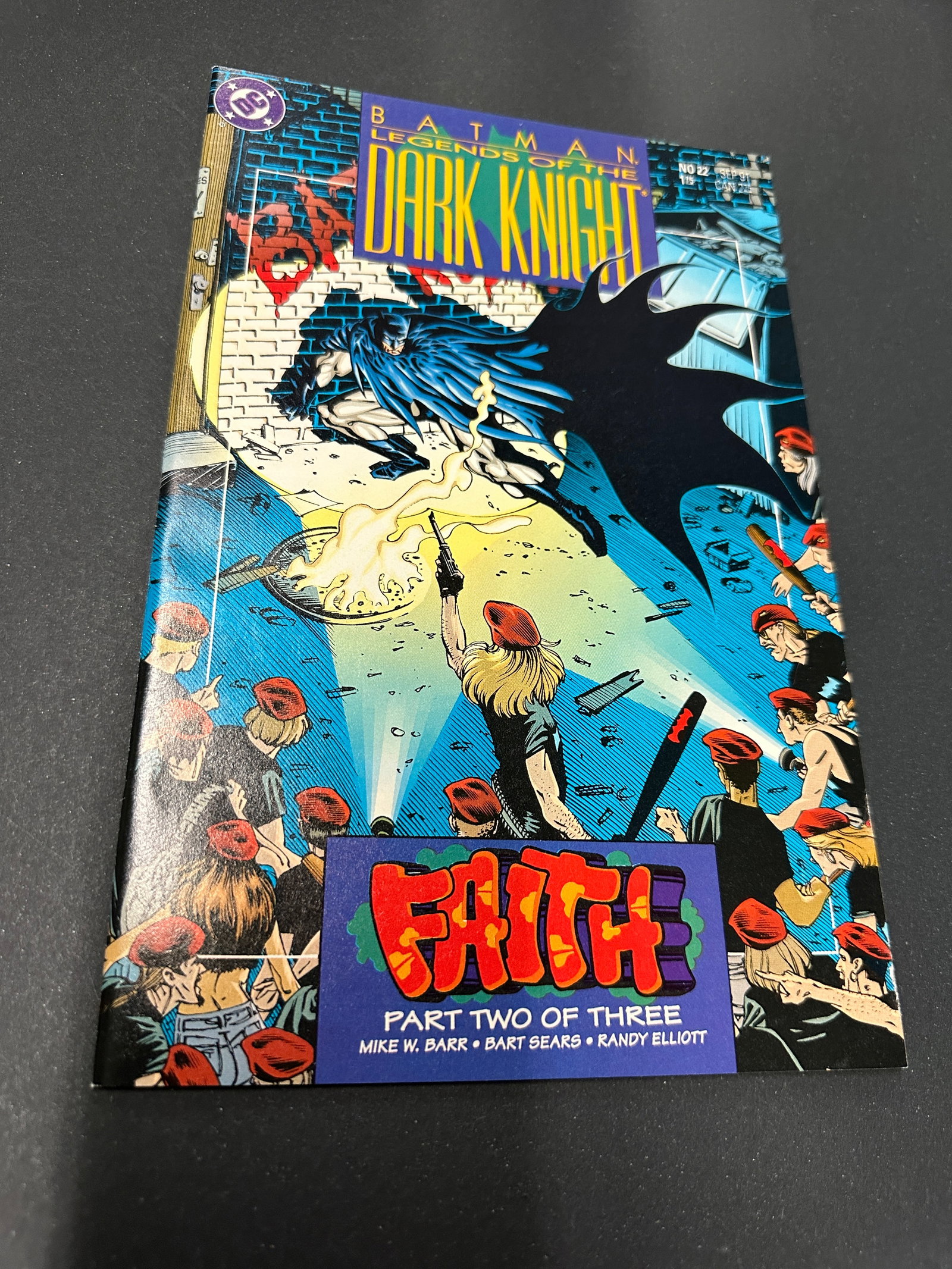 Batman Legends of the Dark Knight #22 DC Comics 1991 Signed Faith Part Two (1 of 3)