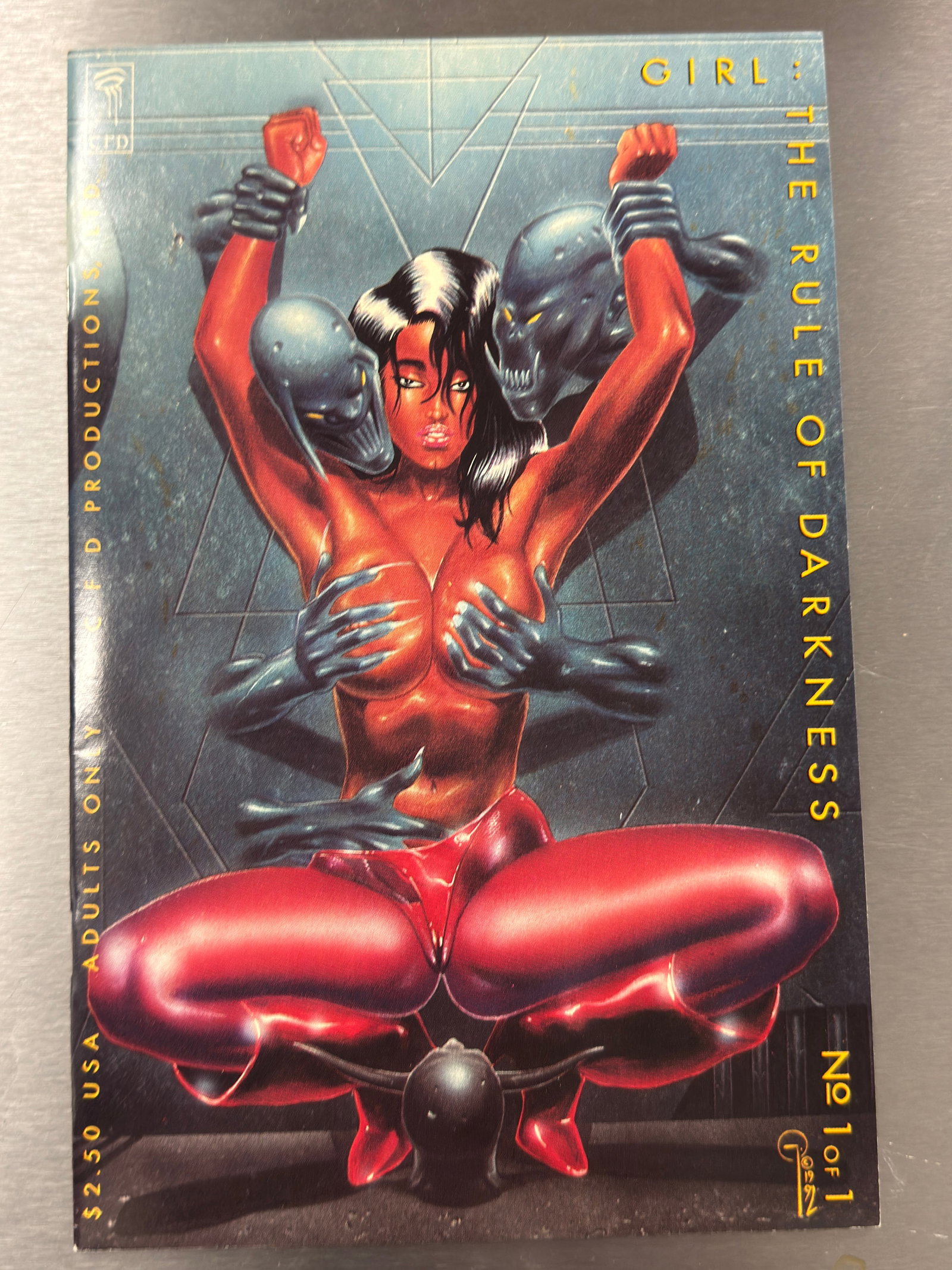 Girl: The Rule of Darkness #1 of 1 Signed Adult Comic Cry For Dawn 1992 (1 of 3)
