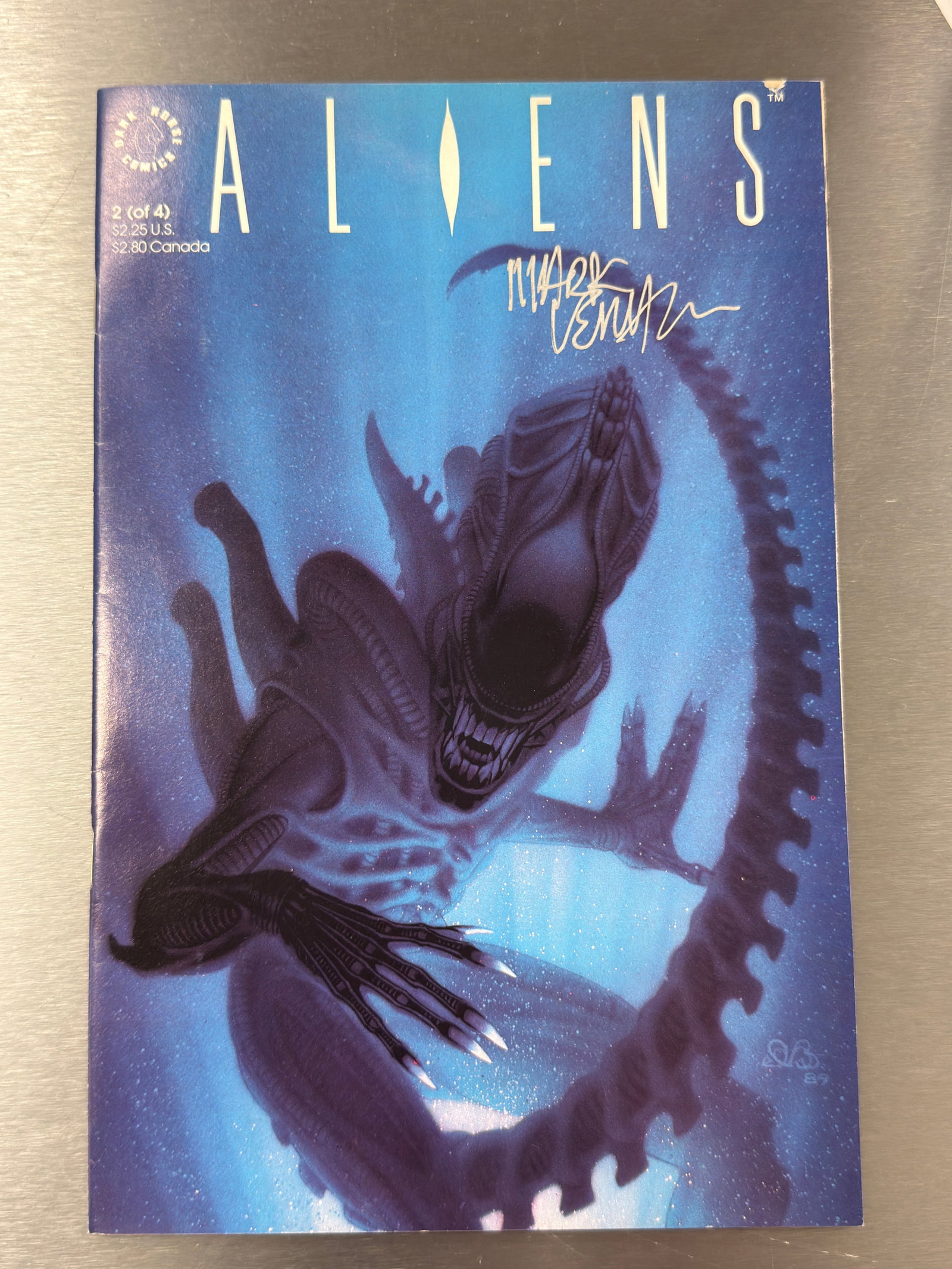Aliens Dark Horse Comics #2 of 4 Signed Mark Verheiden 1989 Vol 2 (1 of 4)