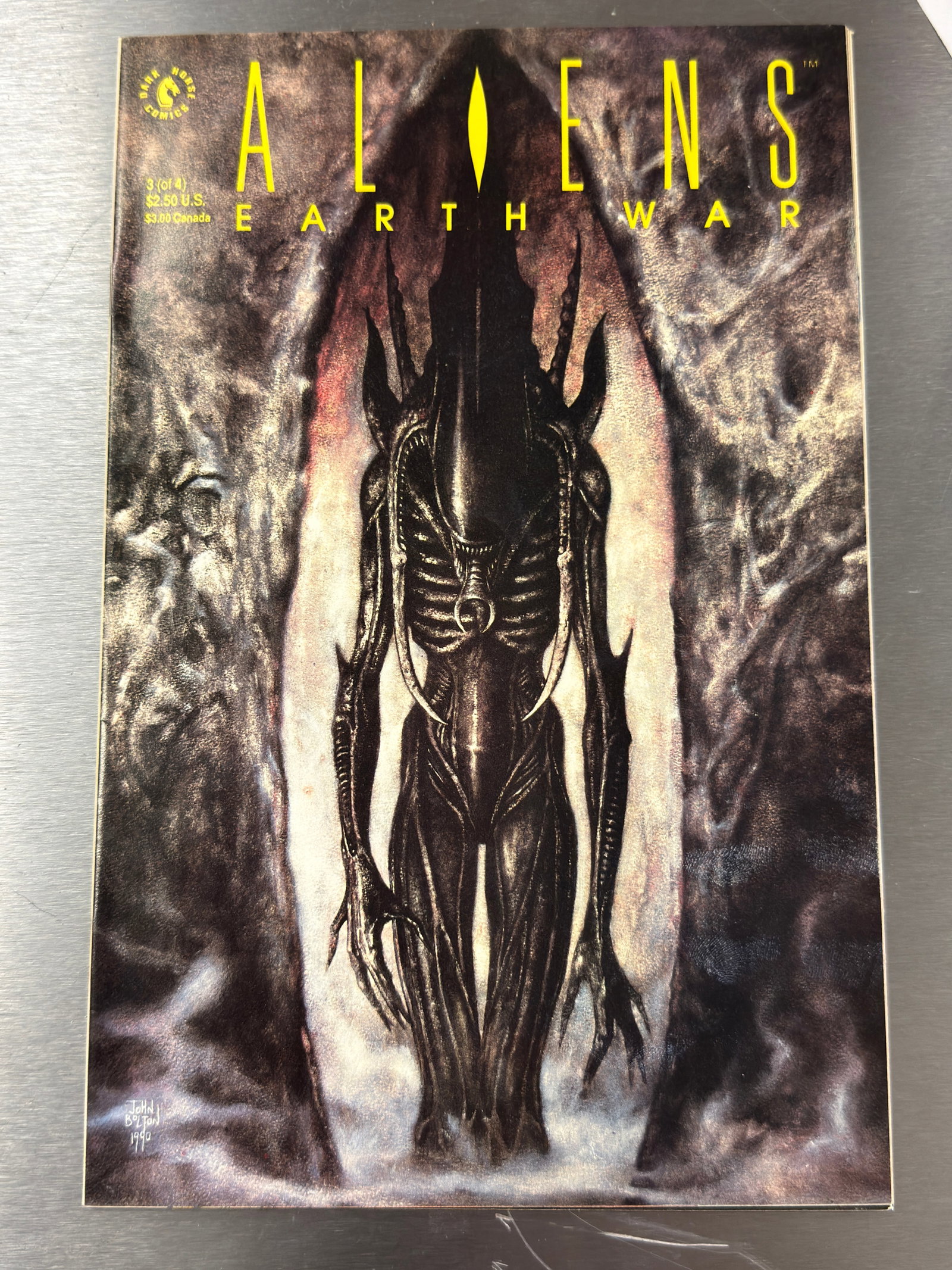 Aliens Earth War #3 Dark Horse Comics 1990 Signed Sam Kieth (1 of 3)