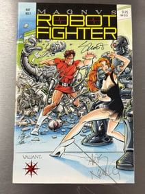 Magnus Robot Fighter Valiant Comics #1 May 1991 Multi-Signed Cover