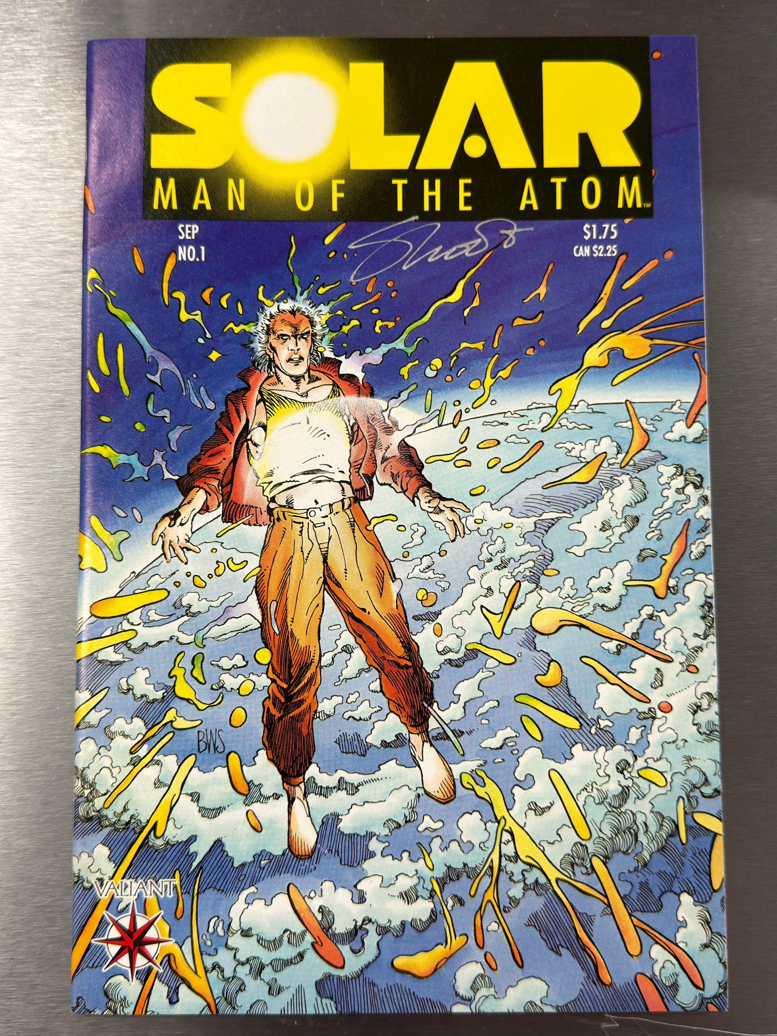 Solar Man of the Atom #1 Valiant Comics 1991 Signed First Issue Key (1 of 3)