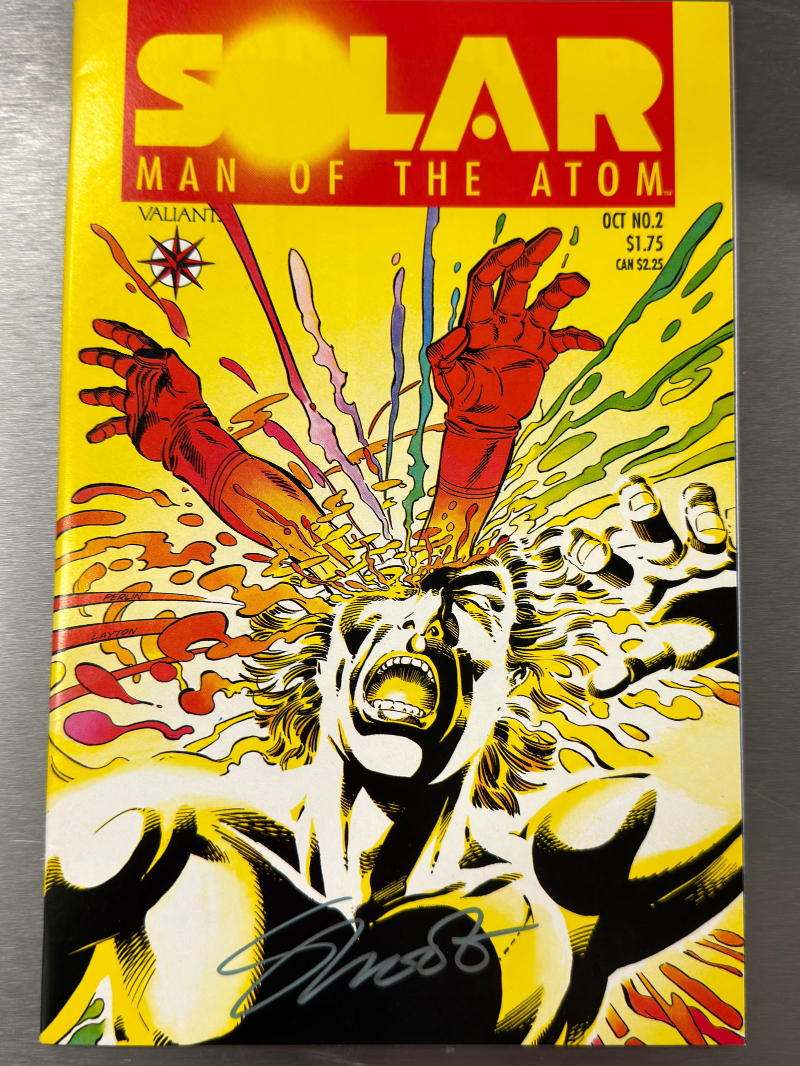 Solar Man of the Atom #2 Valiant Comics Signed Oct 1991 $1.75 (1 of 3)