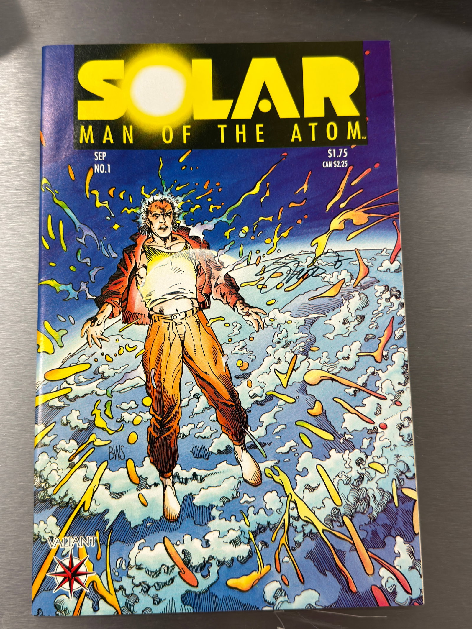 Solar Man of the Atom #1 Valiant Comics 1991 Signed Issue: Solar Man of the Atom #1 Valiant Comics 1991 Signed Issue