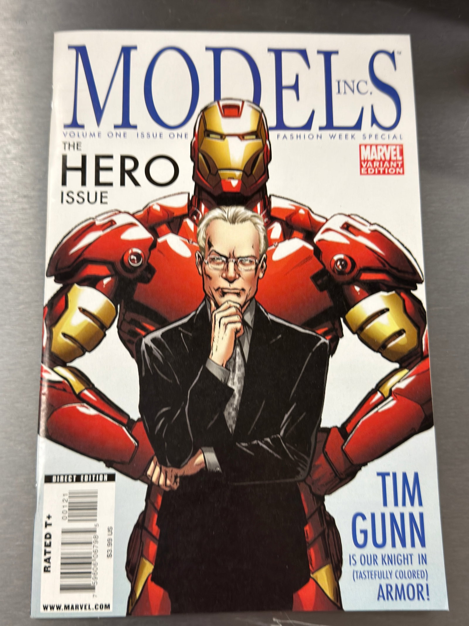 Models Inc. #1 Marvel Variant Edition Comic Tim Gunn Iron Man Hero Issue (1 of 3)