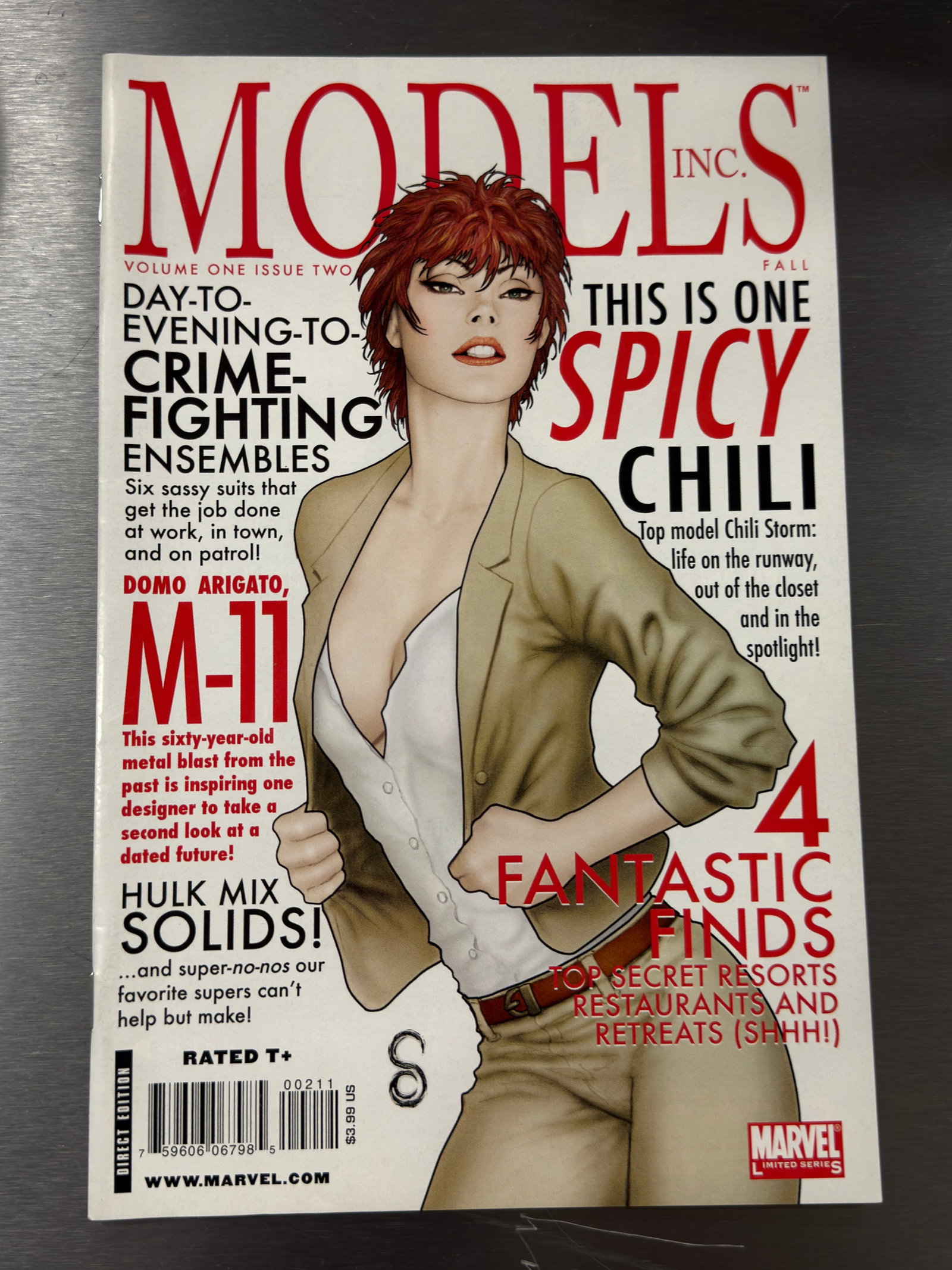 Models Inc. #2 Marvel Comics Limited Series Signed Copy 2009: Models Inc. #2 Marvel Comics Limited Series Signed Copy 2009