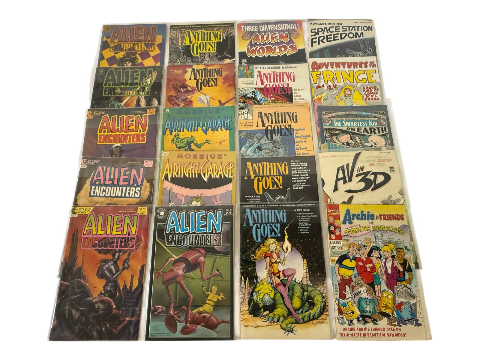 Vintage Comic Book Lot: Alien Encounters, Anything Goes, Archie & Friends +More (1 of 1)