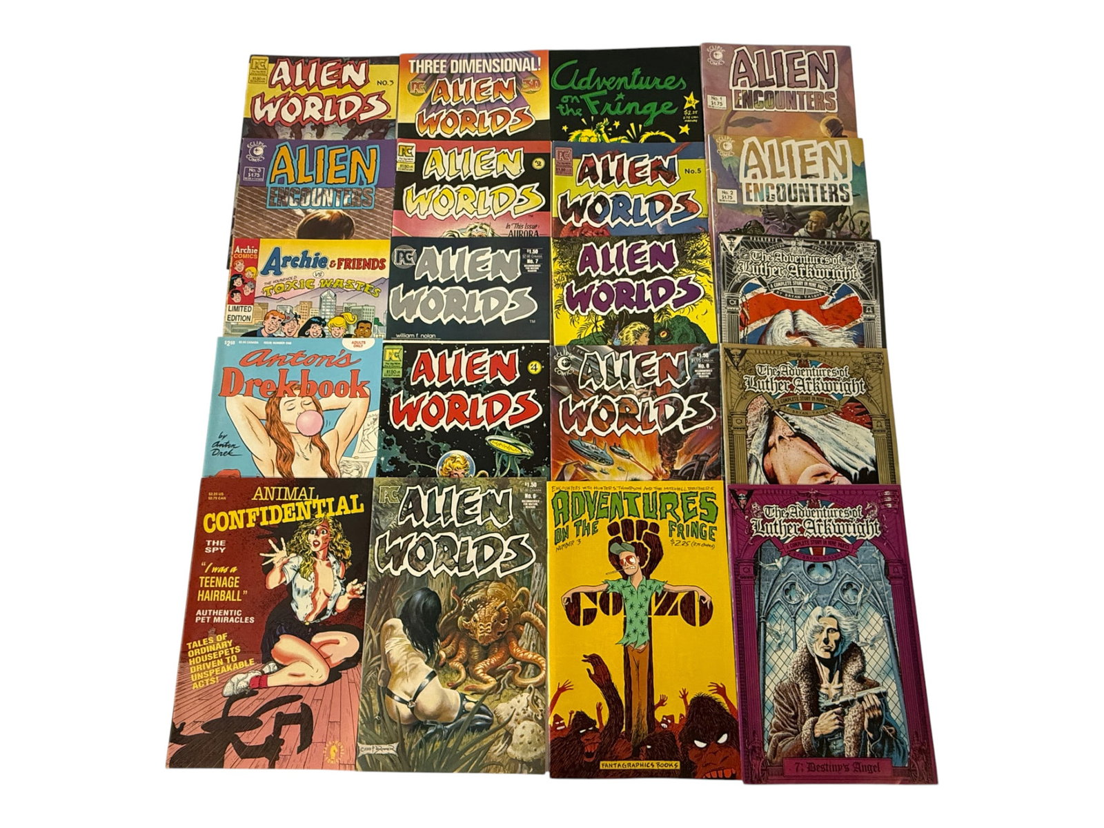 Alien Worlds, Alien Encounters & Adventures on the Fringe Comic Books Collection: Alien Worlds, Alien Encounters & Adventures on the Fringe Comic Books Collection