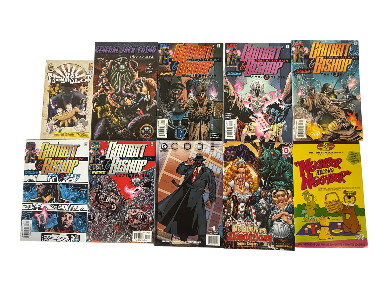 Marvel Gambit & Bishop Sons of the Atom Comics Collection + Misc Comics Lot (1 of 1)