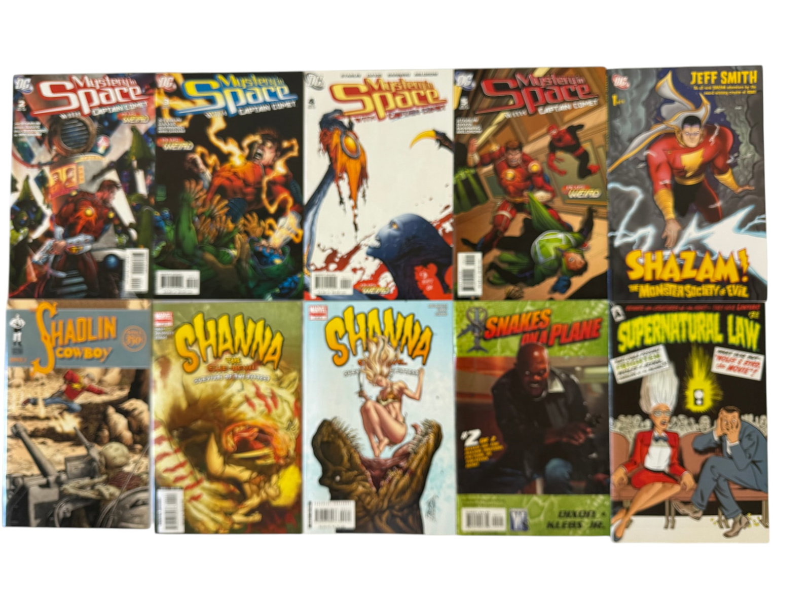 DC Marvel Mixed Comic Book Lot Mystery in Space Shazam Shanna Supernatural Law (1 of 1)