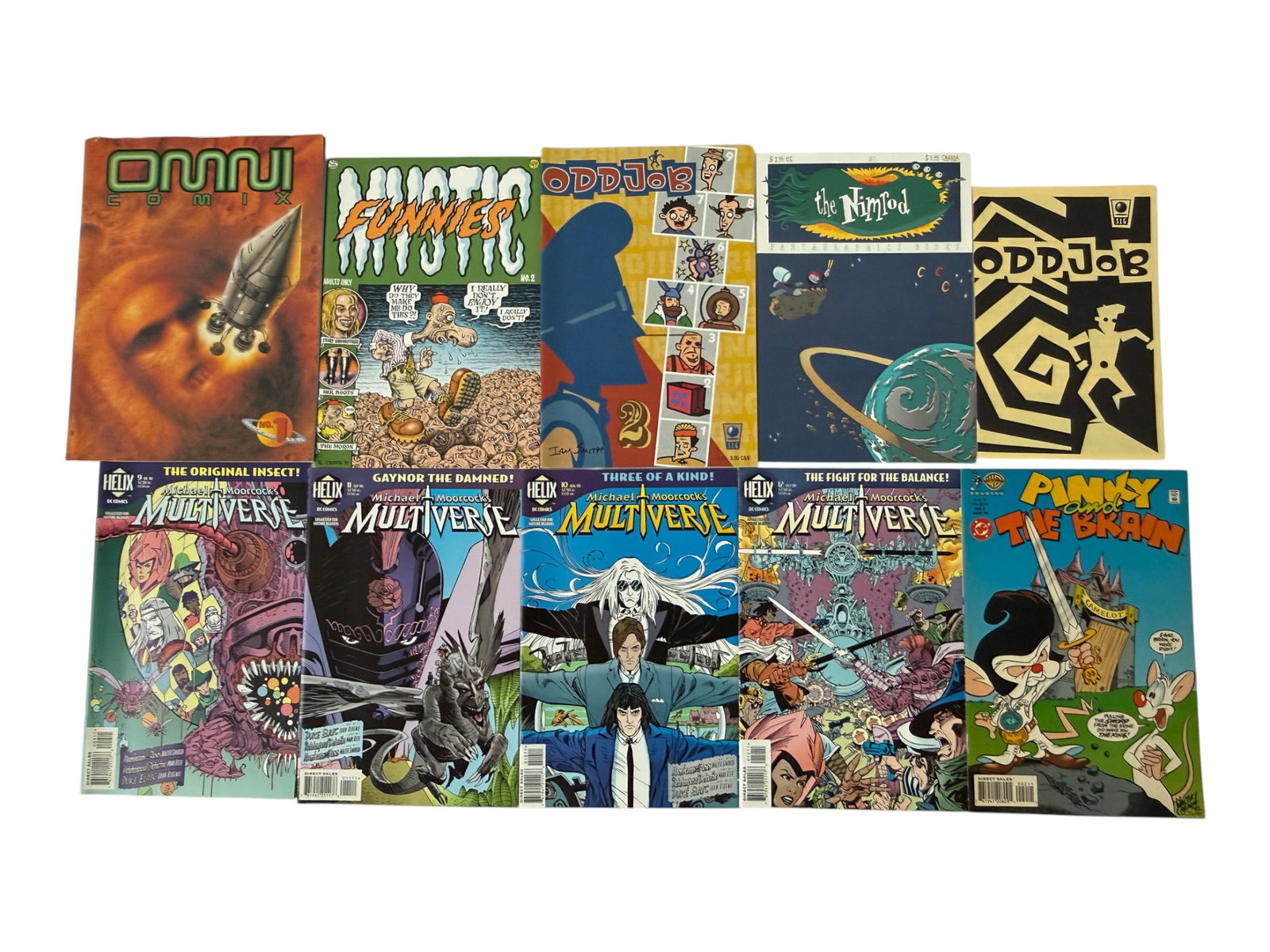 Mixed Comics Lot: Michael Moorcock's Multiverse, Pinky & the Brain, Omni Comix (1 of 1)