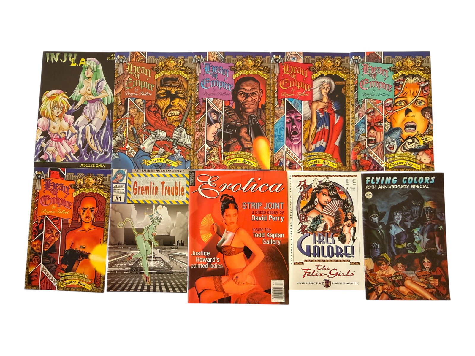 Heart of Empire Bryan Talbot Comics Collection & Indie Comics Bundle 13 Issues (1 of 1)