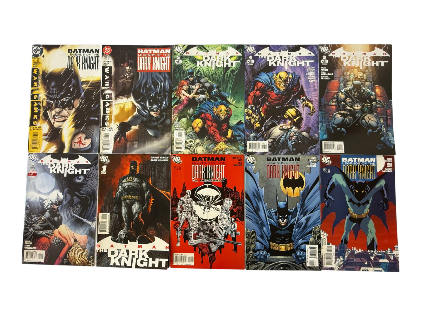Batman DC Comics Dark Knight & Legends of the Dark Knight Comic Books Lot of 10 (1 of 1)