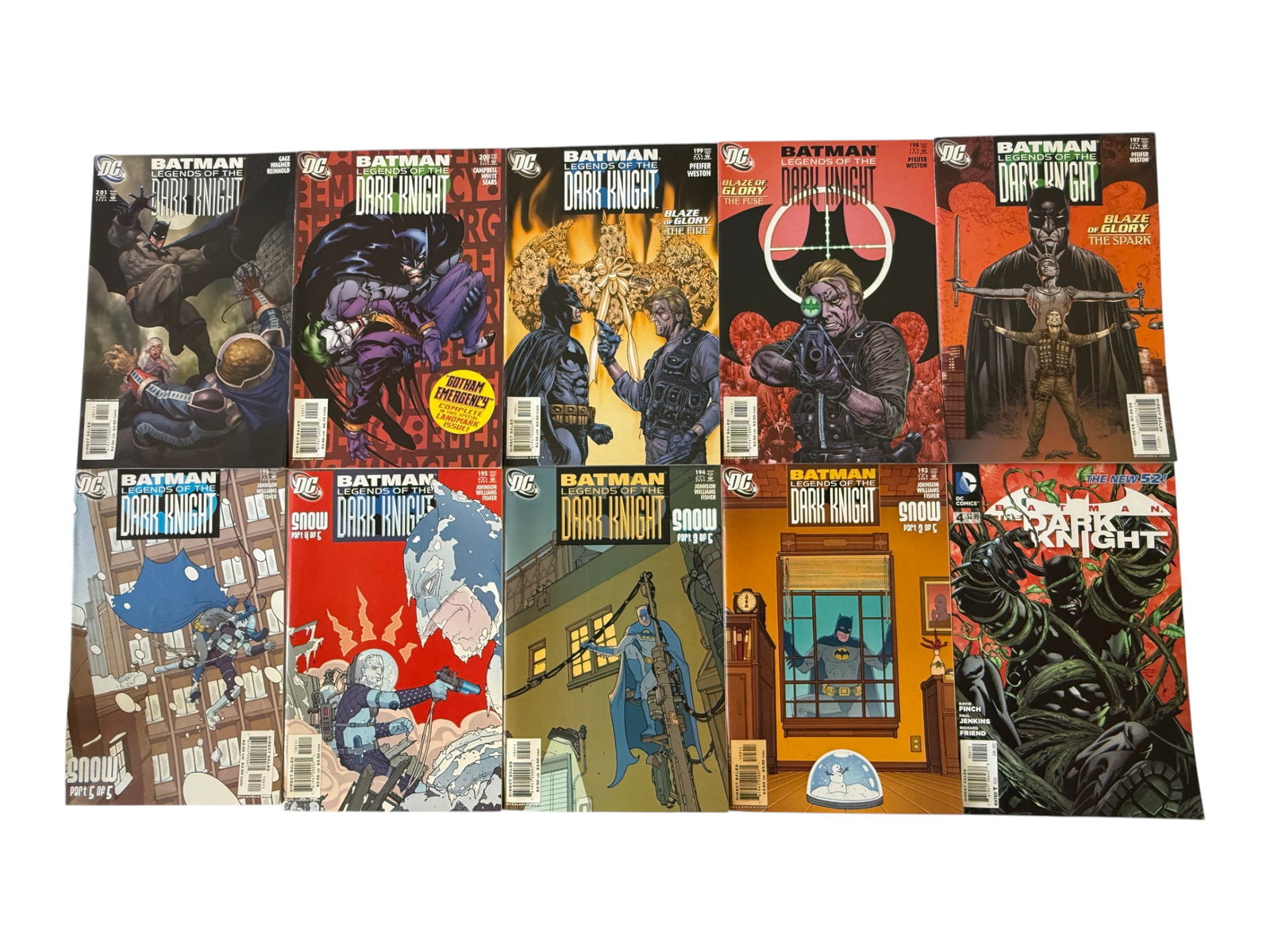 Batman Legends of the Dark Knight DC Comics Mixed Issues Lot of 10 Comics (1 of 1)