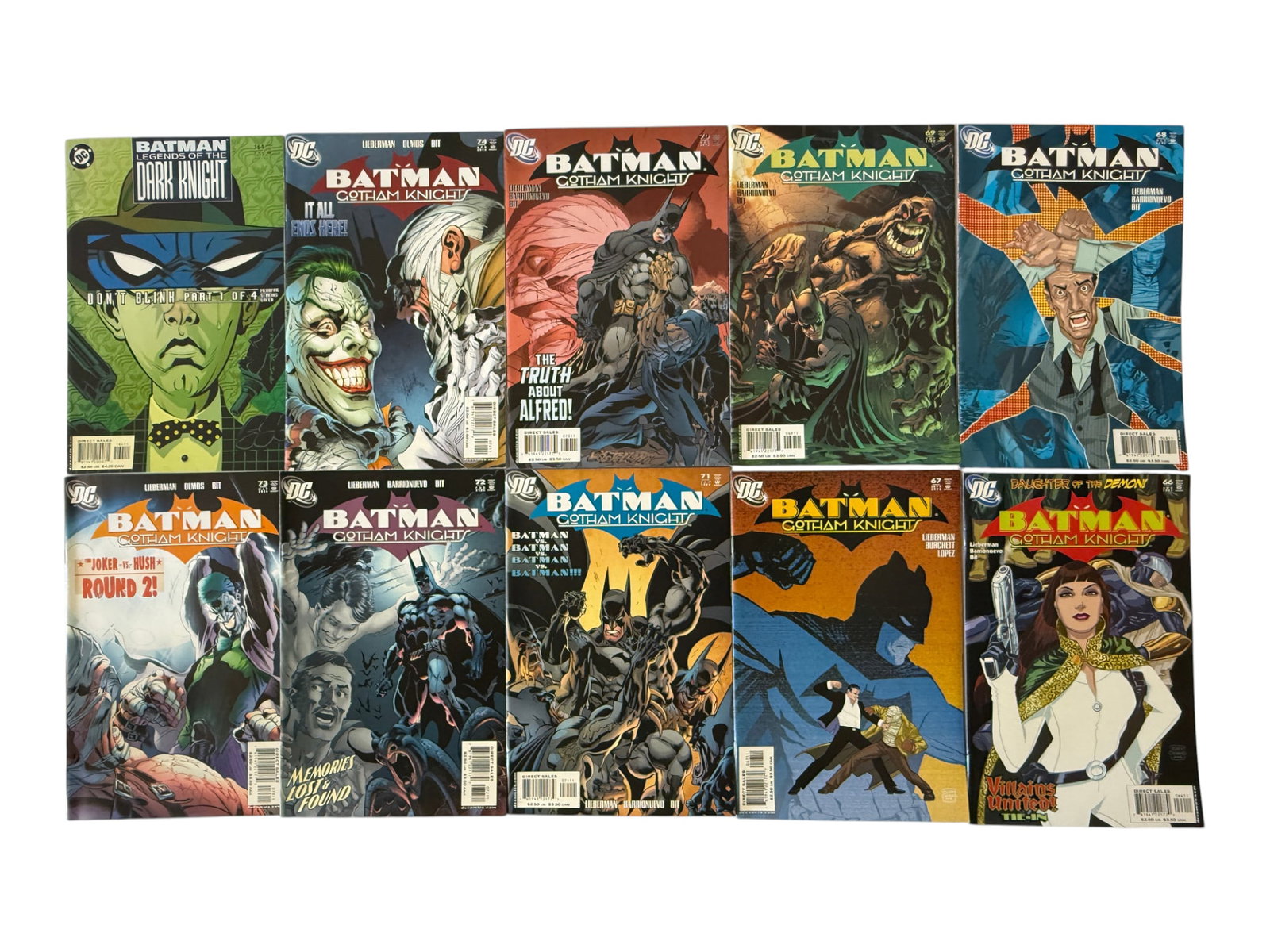 Batman DC Comics Gotham Knights & Legends of the Dark Knight Comic Books Lot 10 (1 of 1)