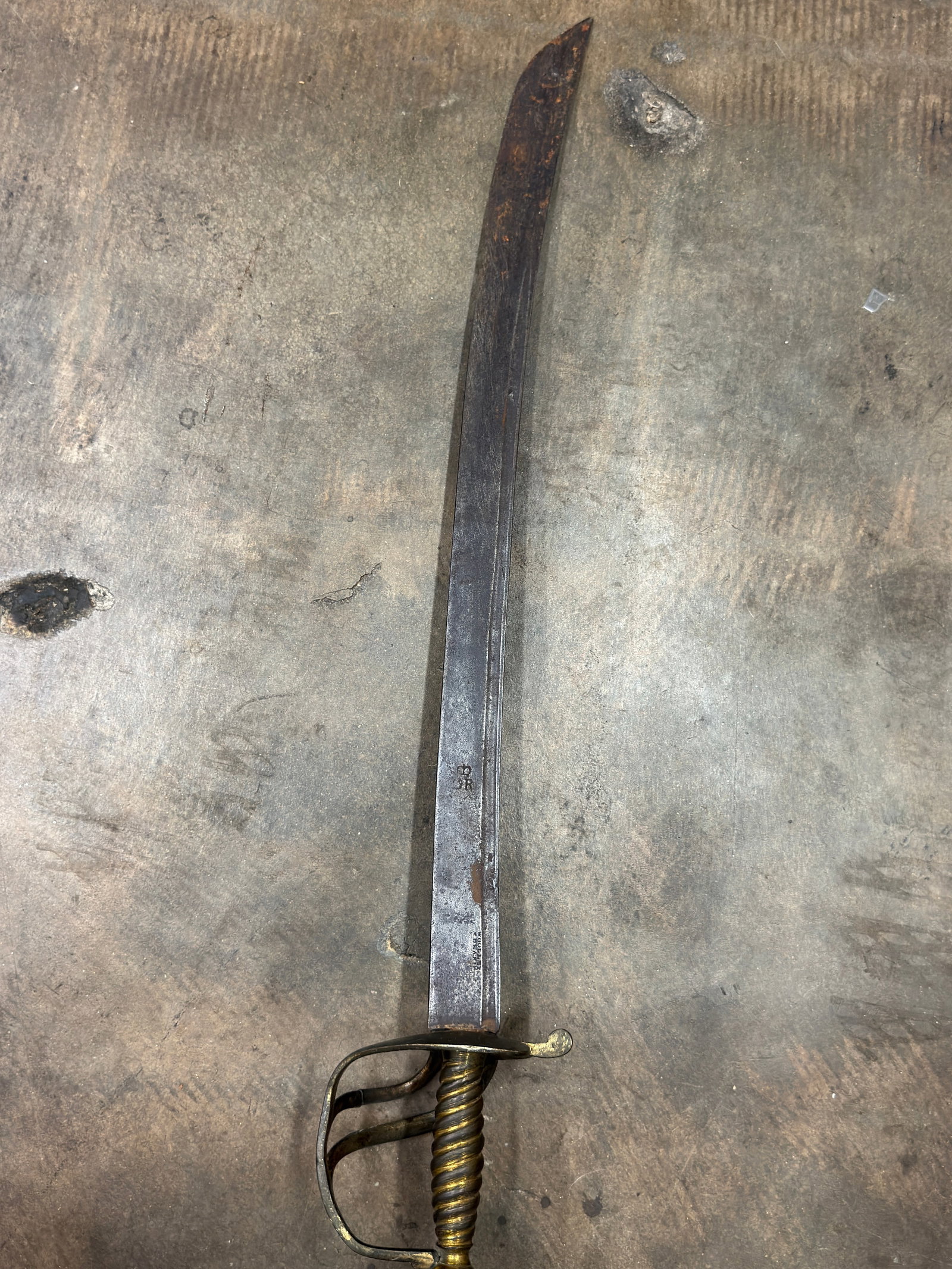 British Georgian Light Cavalry Saber GR Crown Mark Woolley Maker c.1796 (1 of 9)