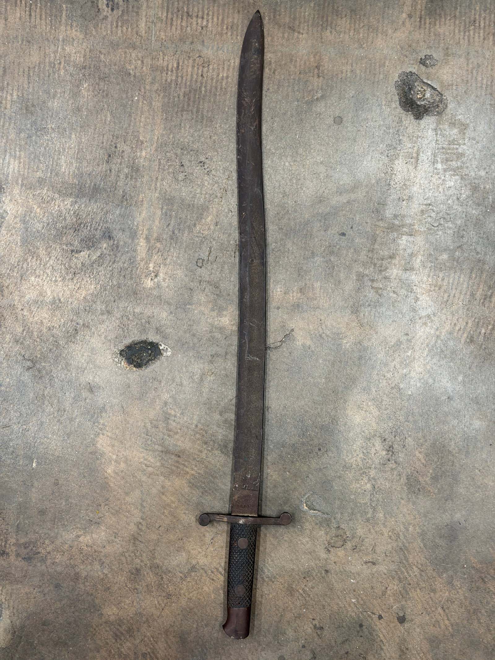 Spanish Artillery Sword Bayonet, Artilleria Fabrica de Toledo, Serial No. 86694: Spanish Artillery Sword Bayonet, Artilleria Fabrica de Toledo, Serial No. 86694