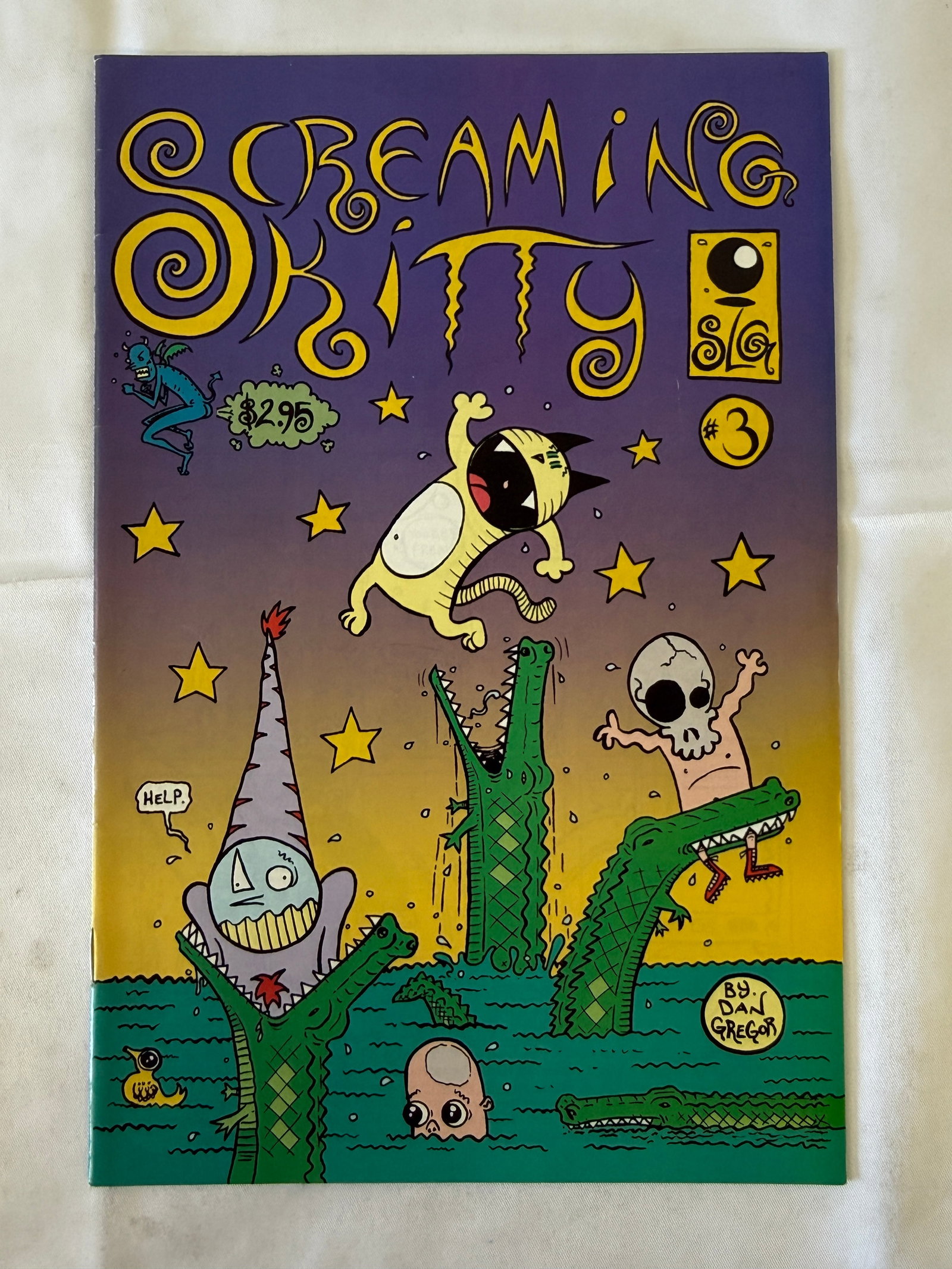 Screaming Kitty #3 SLG Comics Signed by Dan Gregor Independent Comic Book (1 of 3)