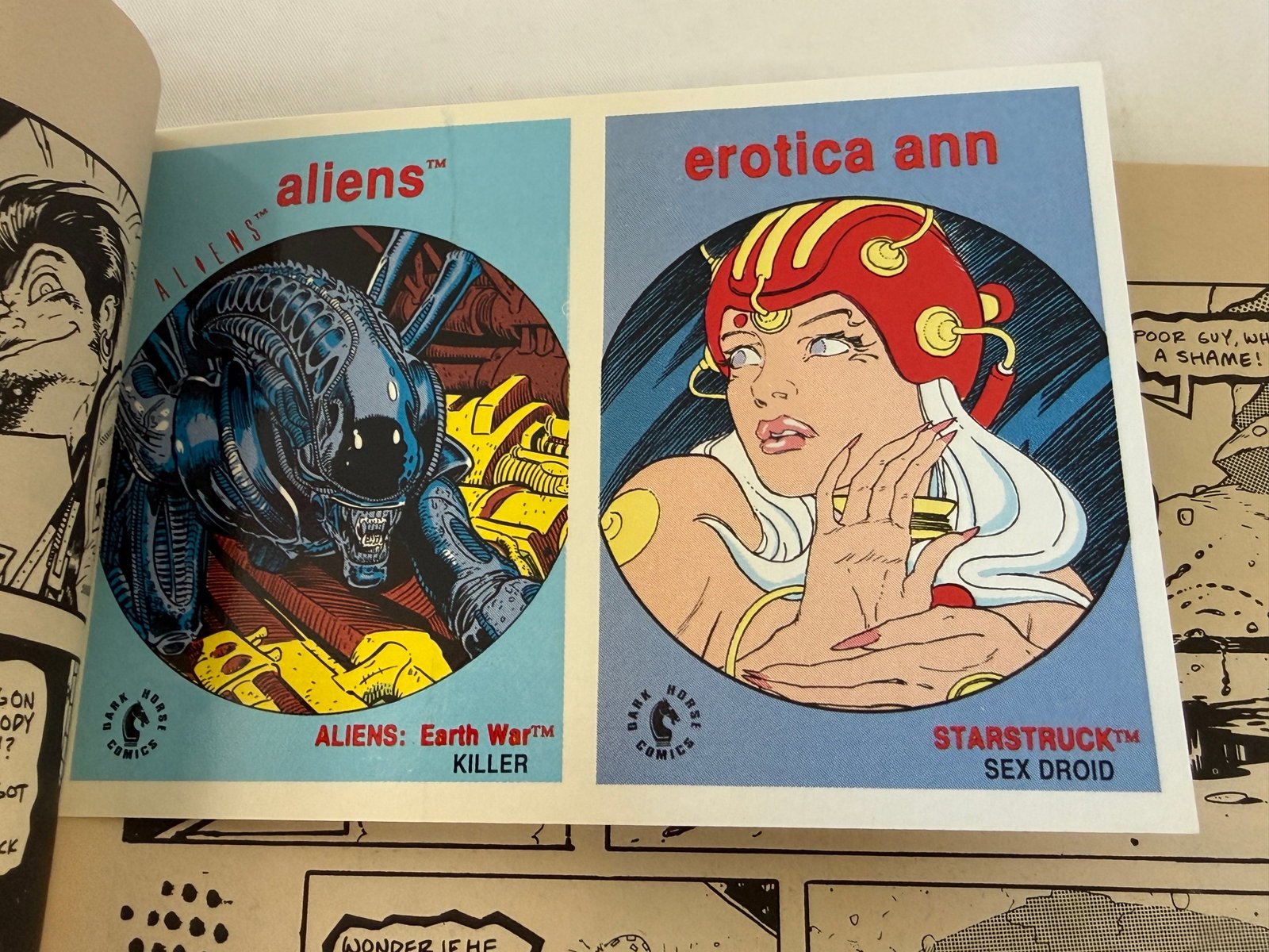Tank Girl #1 Dark Horse Comics 1991 with Trading Cards Art Adams Signed - 2