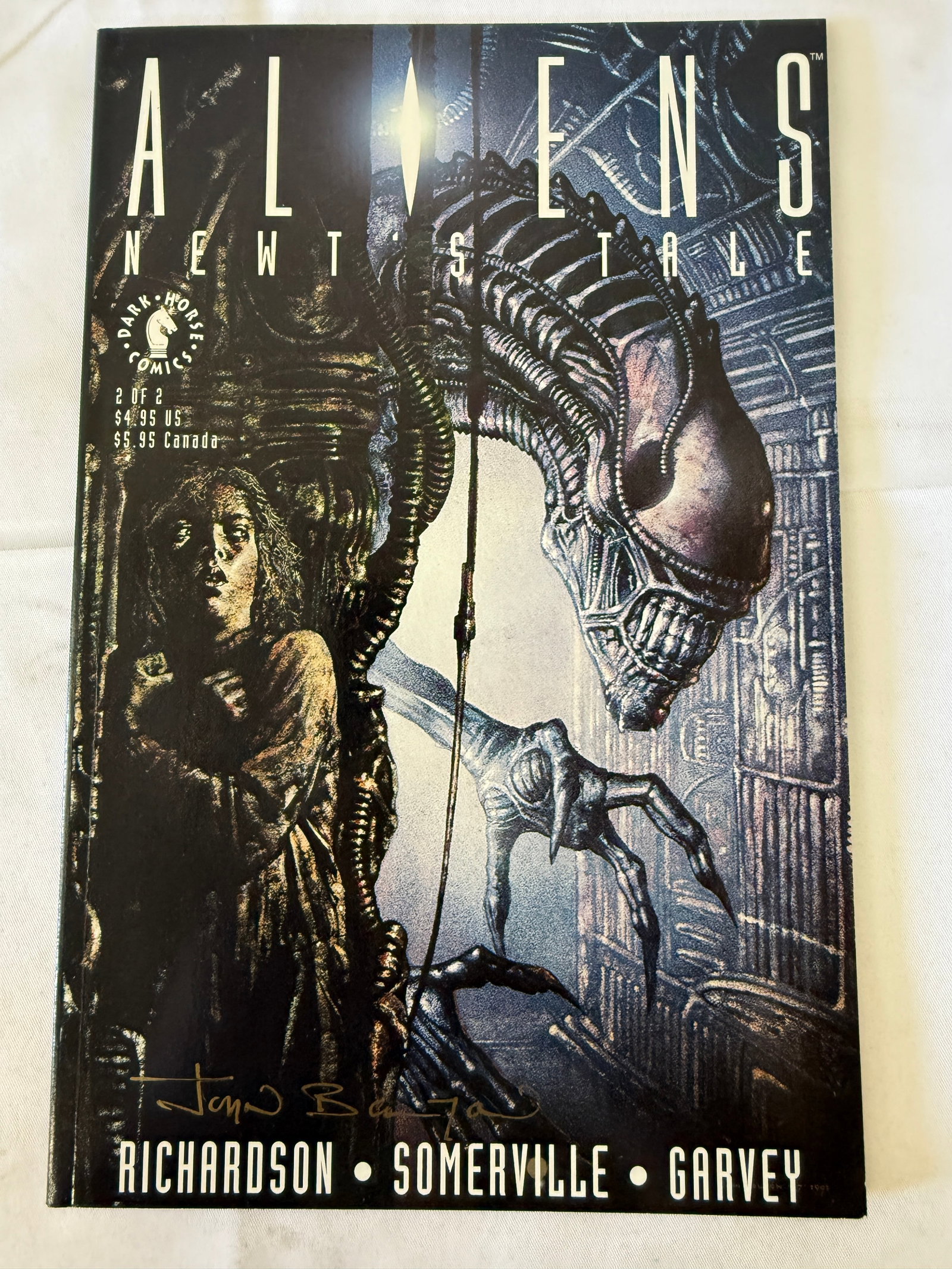 Aliens Quarantine #2 Dark Horse Comics Signed + Classic Star Wars #1 Dark Horse (1 of 3)