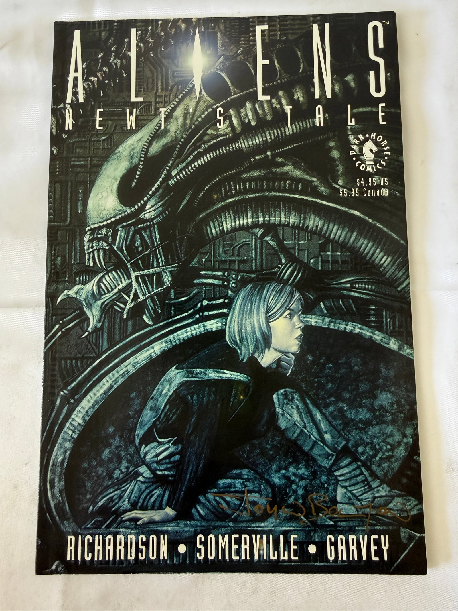 Aliens Newt's Tale Dark Horse Comics TPB Signed Richardson Somerville Garvey (1 of 3)