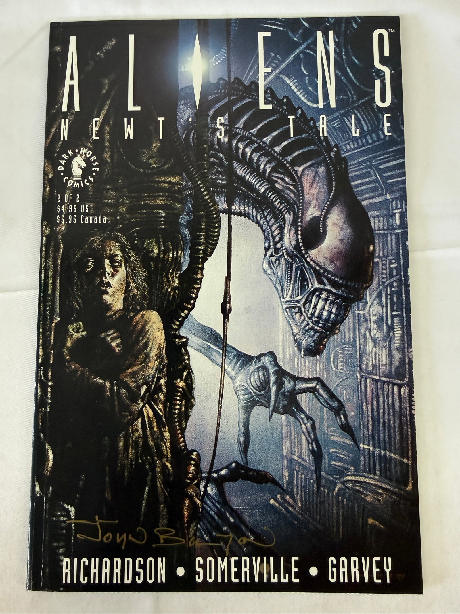 Aliens Newt's Tale #2 Signed Dark Horse Comics & Classic Star Wars #1 1992 (1 of 3)