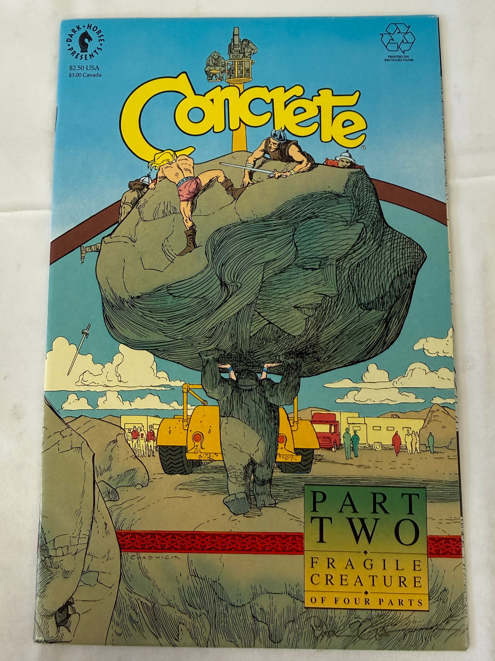 Concrete Fragile Creature Part Two of Four Parts Dark Horse Comic Book: Concrete Fragile Creature Part Two of Four Parts Dark Horse Comic Book