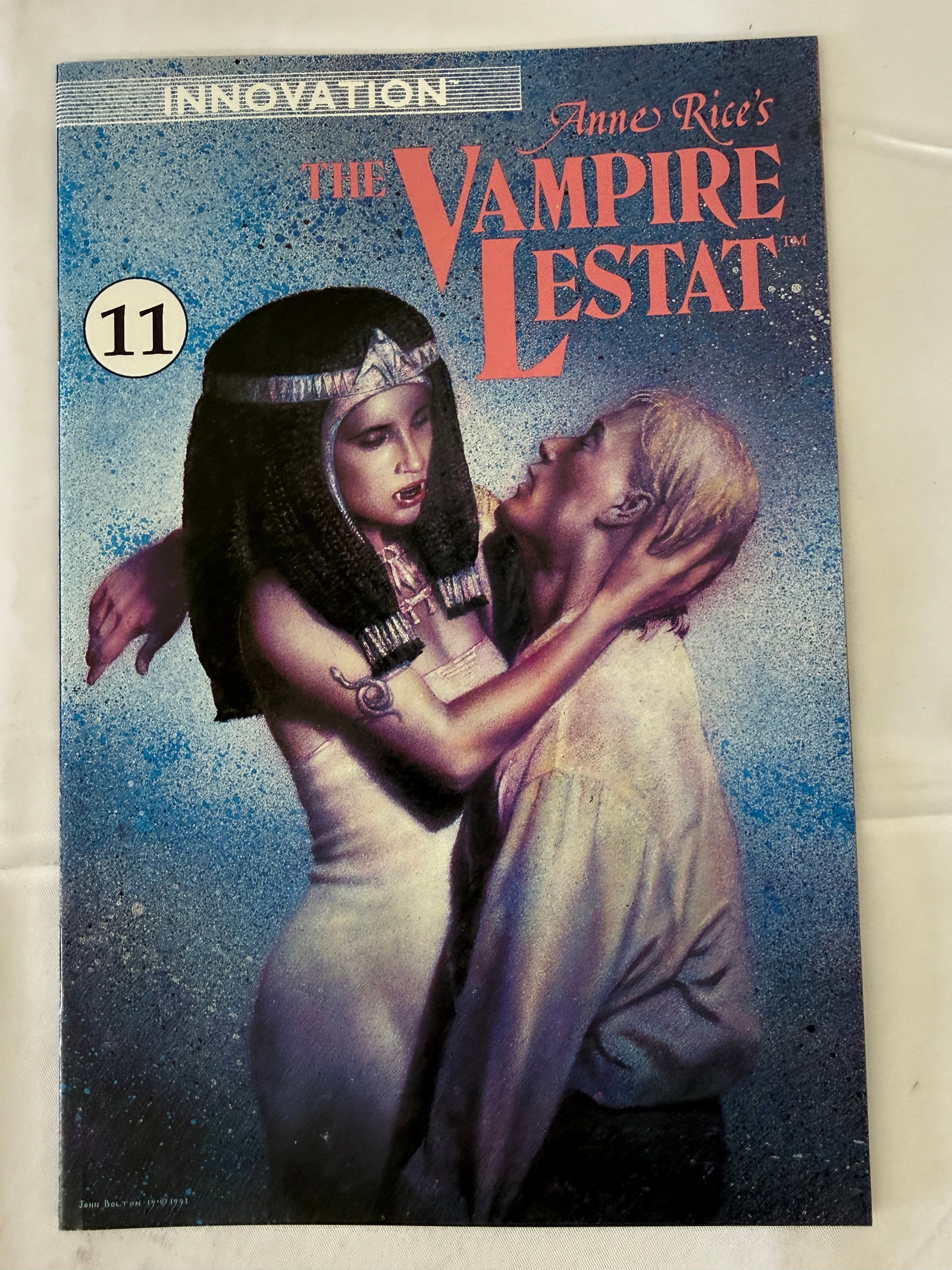 Anne Rice's Vampire Lestat #11 Innovation Comics 1991 Signed Daerick Gross Sr.: Anne Rice's Vampire Lestat #11 Innovation Comics 1991 Signed Daerick Gross Sr.