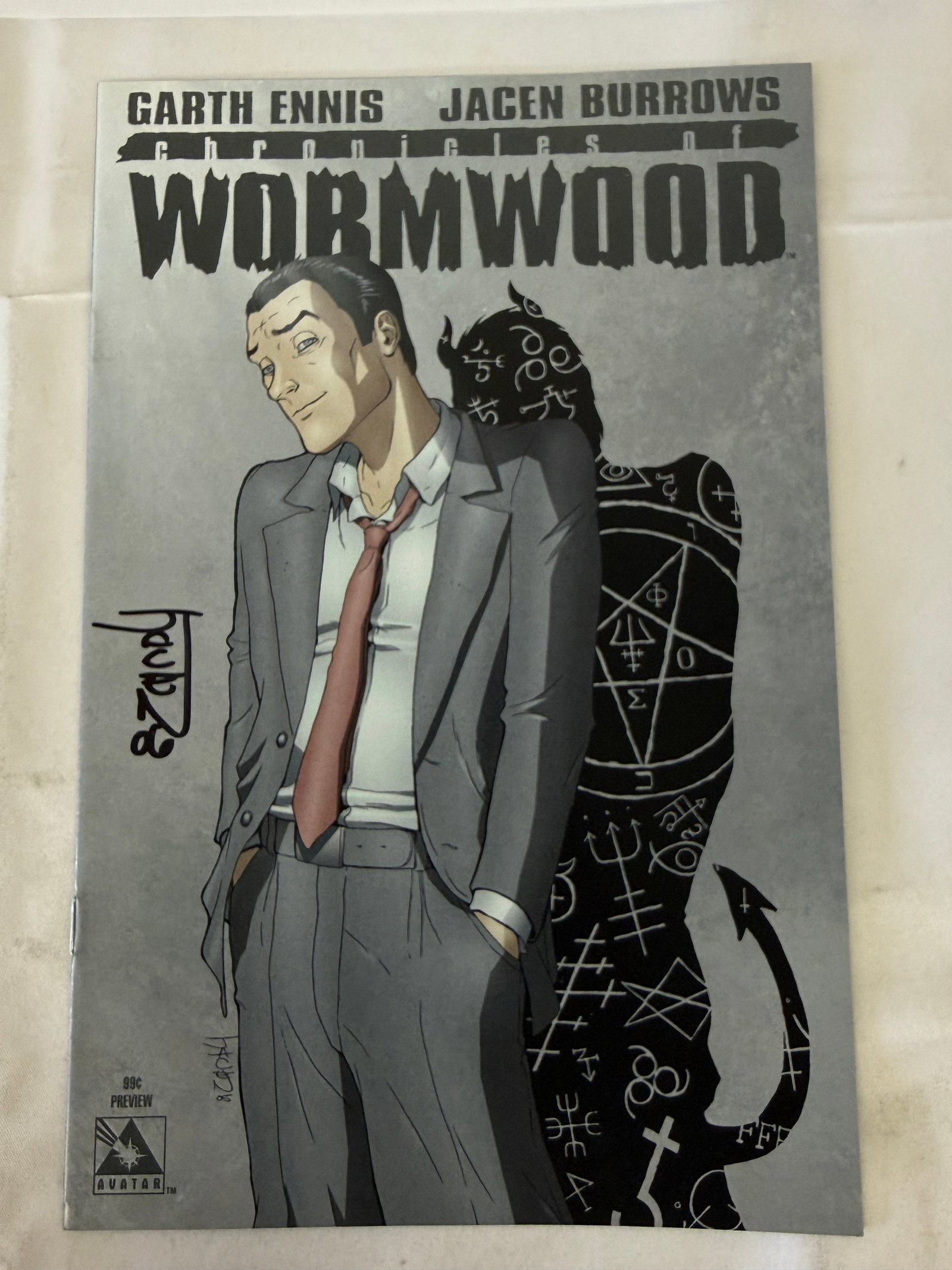 Chronicles of Wormwood #1 Preview Signed Jacen Burrows Avatar Press COA Ltd 500: Chronicles of Wormwood #1 Preview Signed Jacen Burrows Avatar Press COA Ltd 500