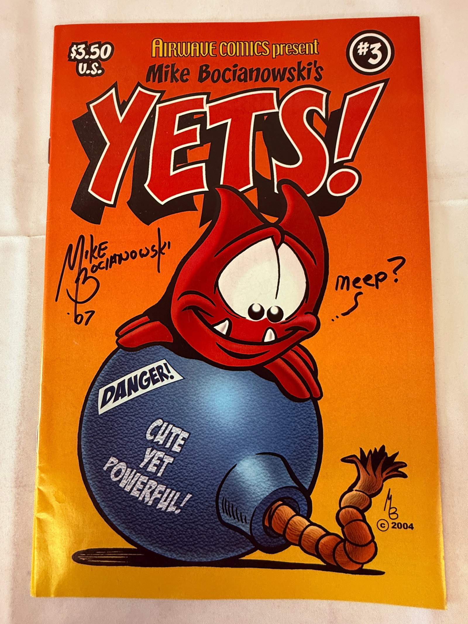 Yets! #3 Airwave Comics Mike Bocianowski Signed indie comic 2004: Yets! #3 Airwave Comics Mike Bocianowski Signed indie comic 2004