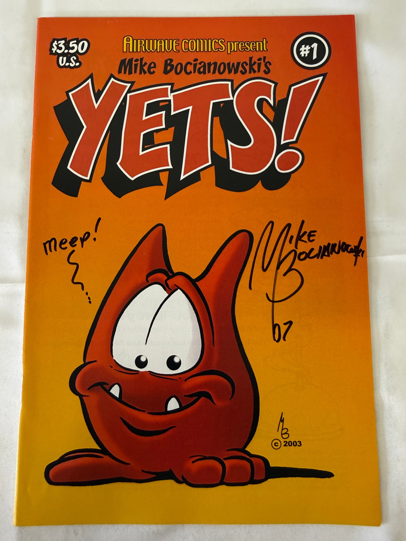Yets! #1 Signed Airwave Comics 2003 + Suicide Blonde #2 Airwave Comics Bundle (1 of 3)