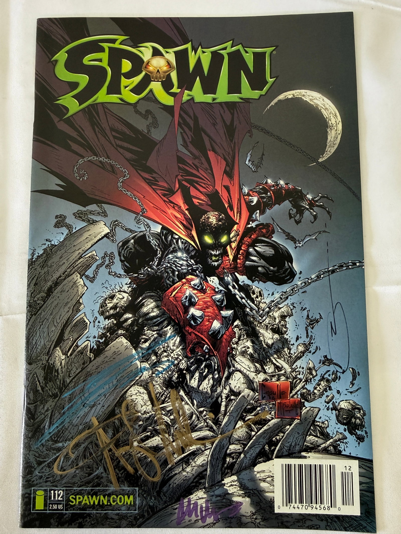 Spawn #112 Image Comics Signed Comic Book Multi-Signature McFarlane (1 of 4)