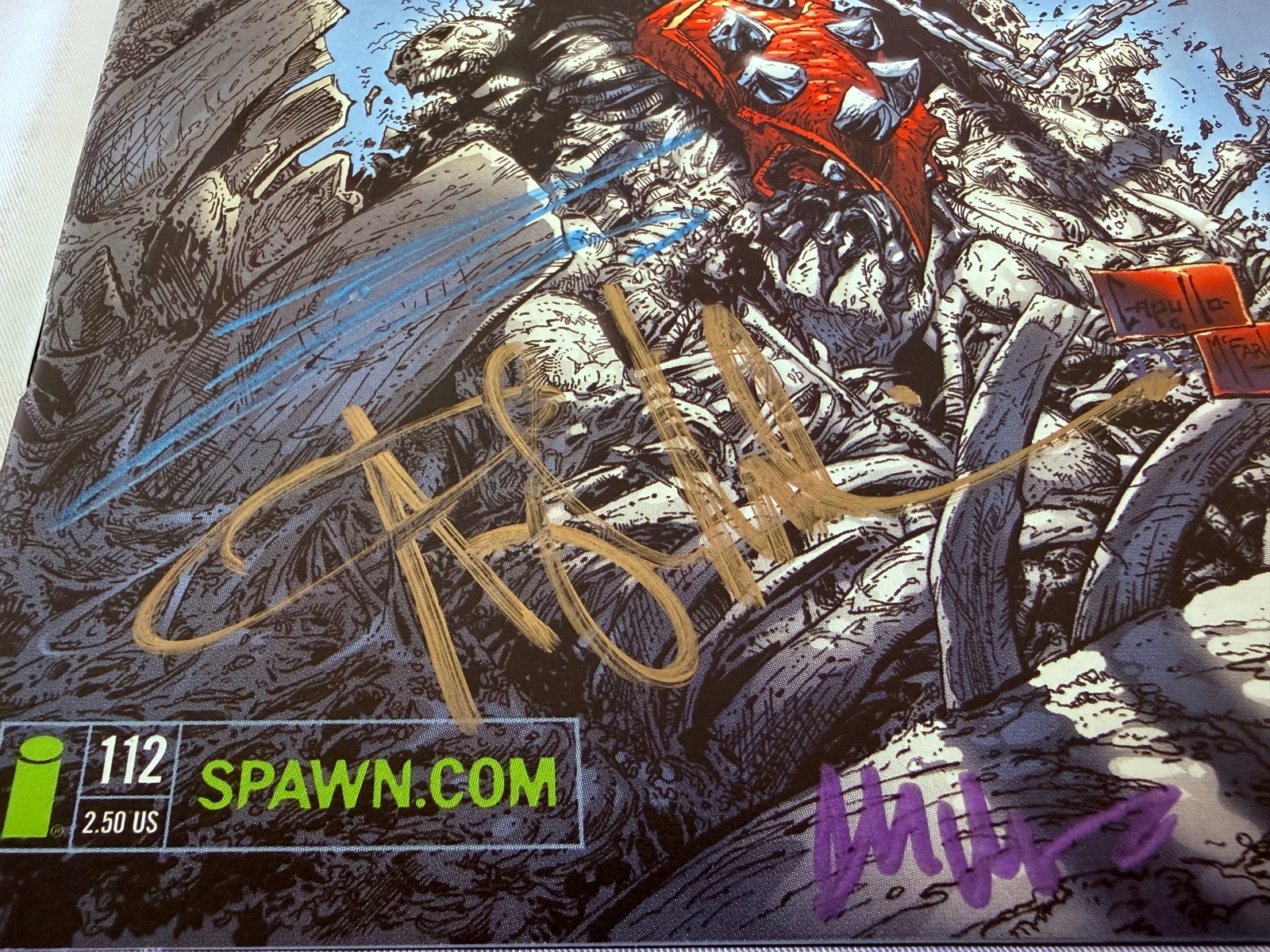 Spawn #112 Image Comics Signed Comic Book Multi-Signature McFarlane - 2