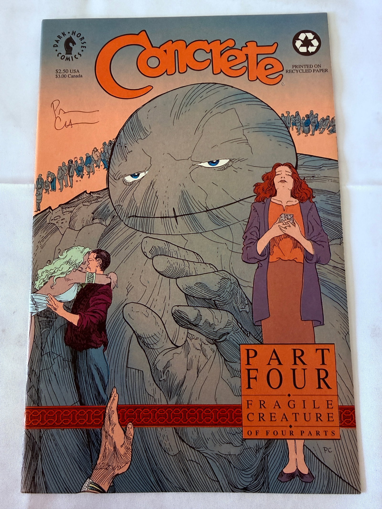 Concrete Fragile Creature Part Four Dark Horse Comics Signed Comic Book (1 of 3)